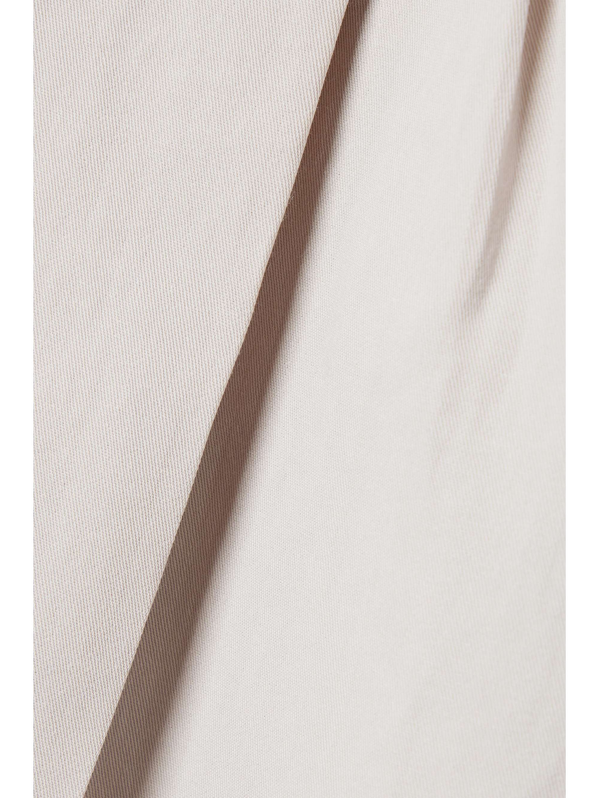 LORO PIANA Wybie cropped pleated wool-blend twill wide-leg pants