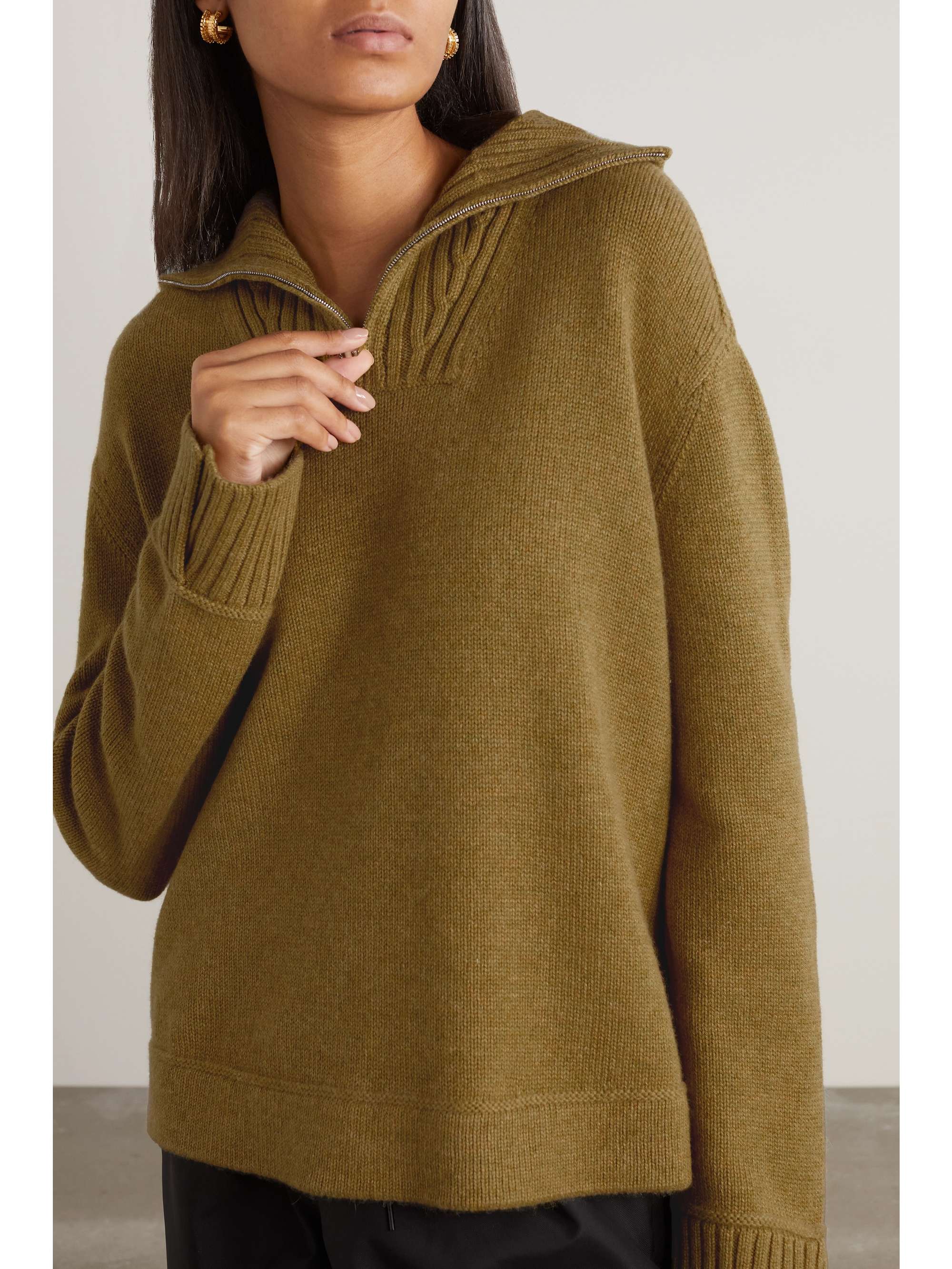 LORO PIANA Mélange cashmere sweater