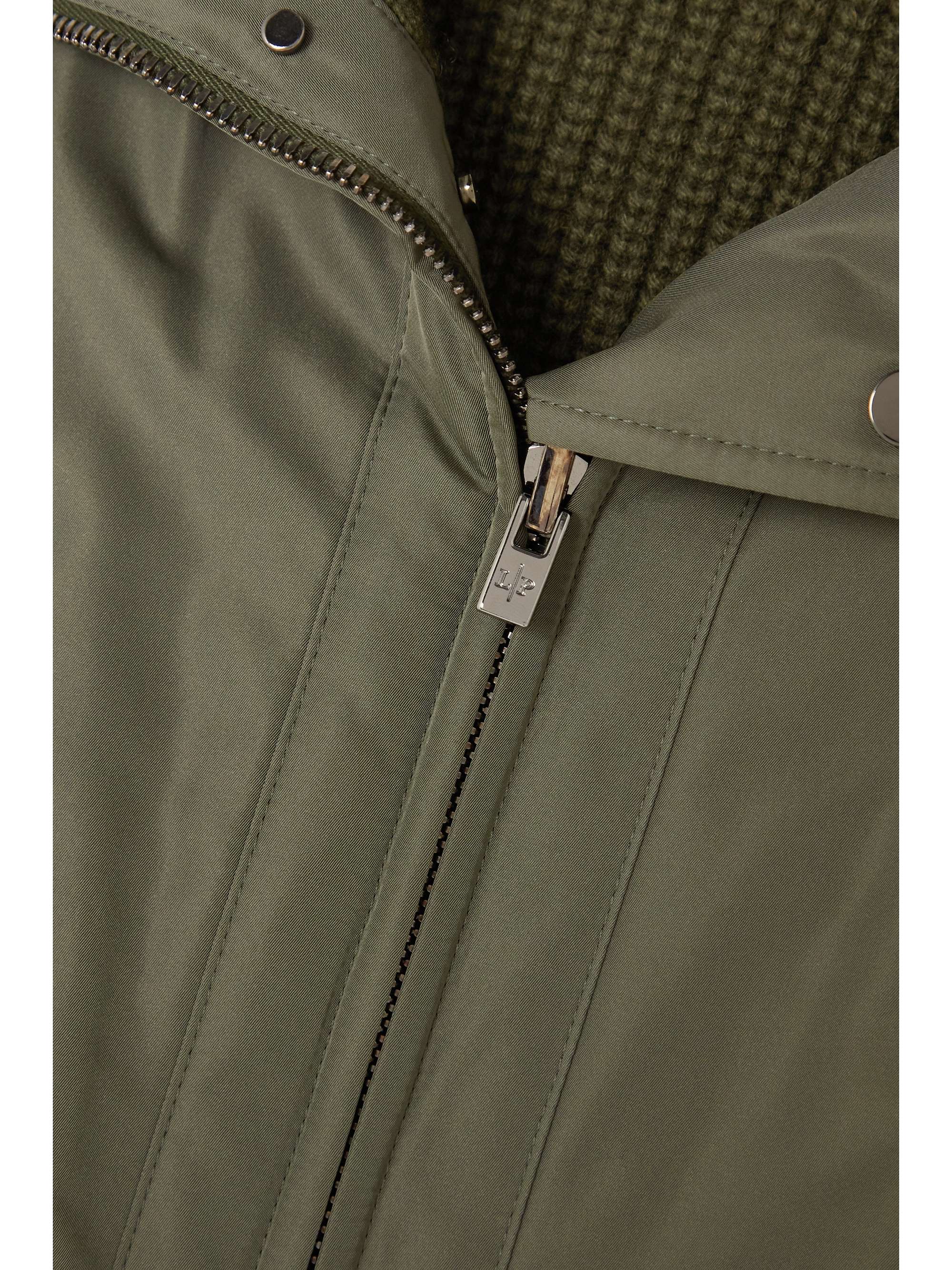 LORO PIANA Everdeen padded shell and silk-blend vest