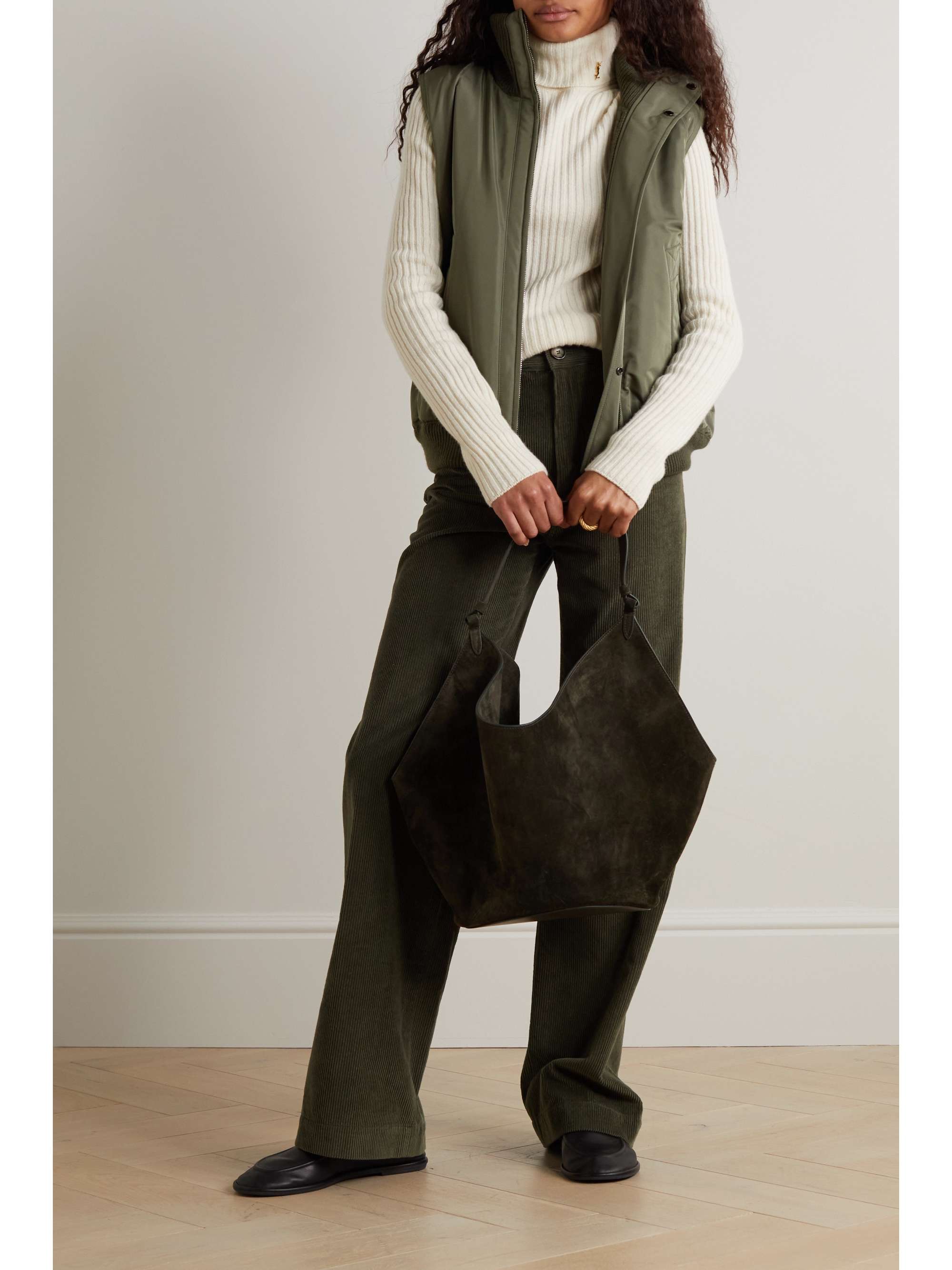 LORO PIANA Everdeen padded shell and silk-blend vest