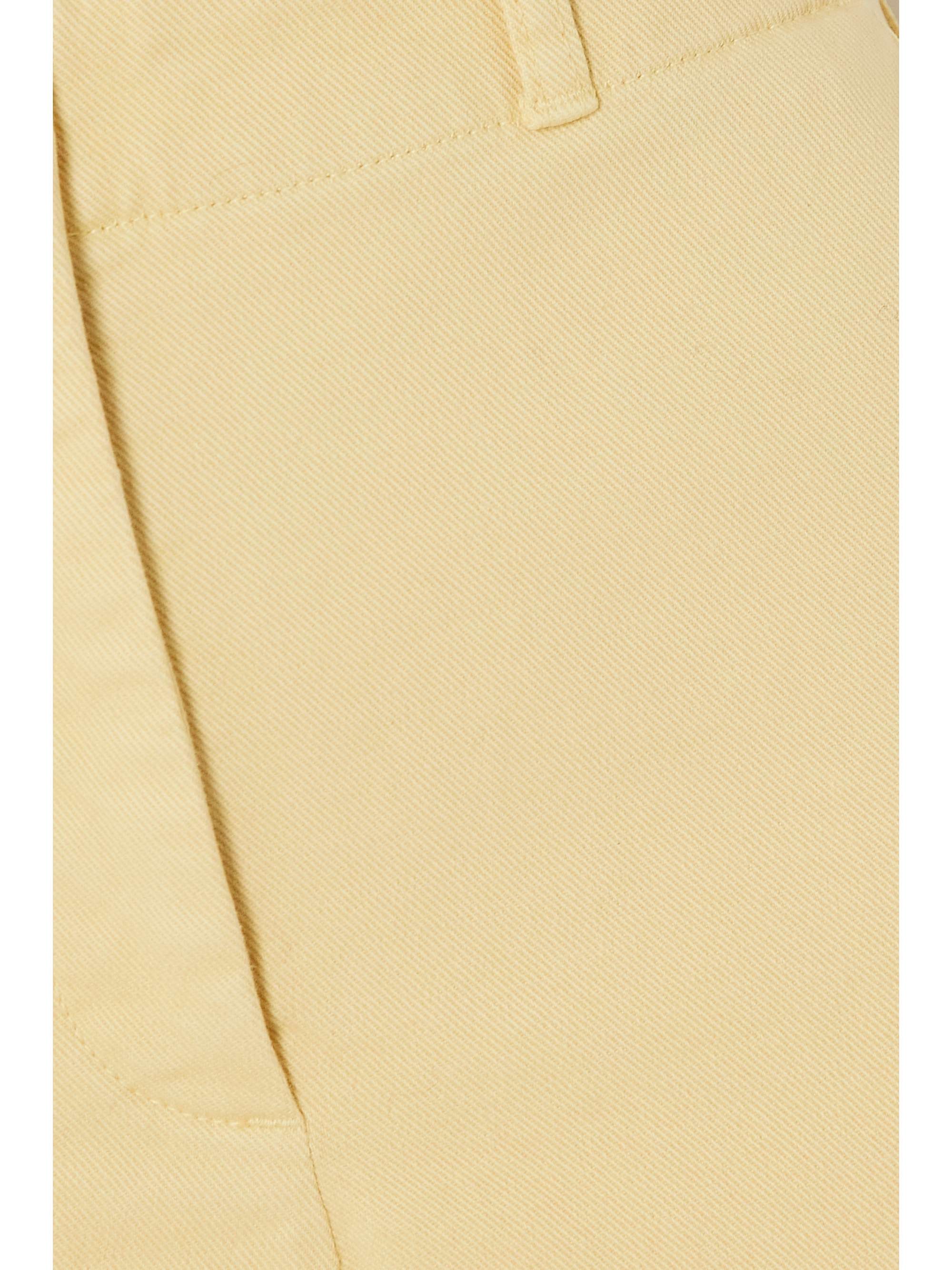 LORO PIANA Cloutier cotton-blend twill straight-leg pants | NET-A-PORTER