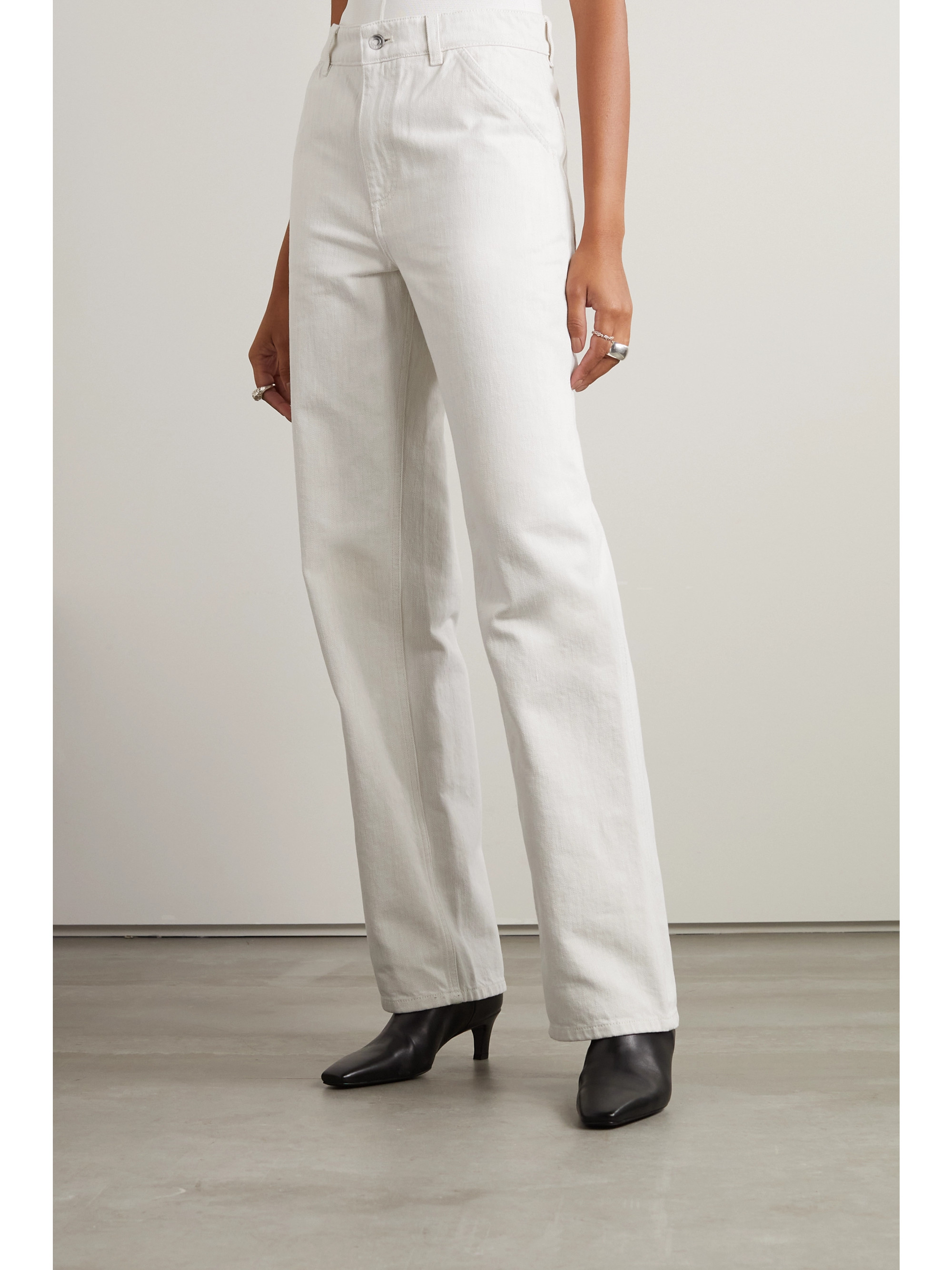 Loro Piana - Releigh high-rise straight-leg jeans | Plush