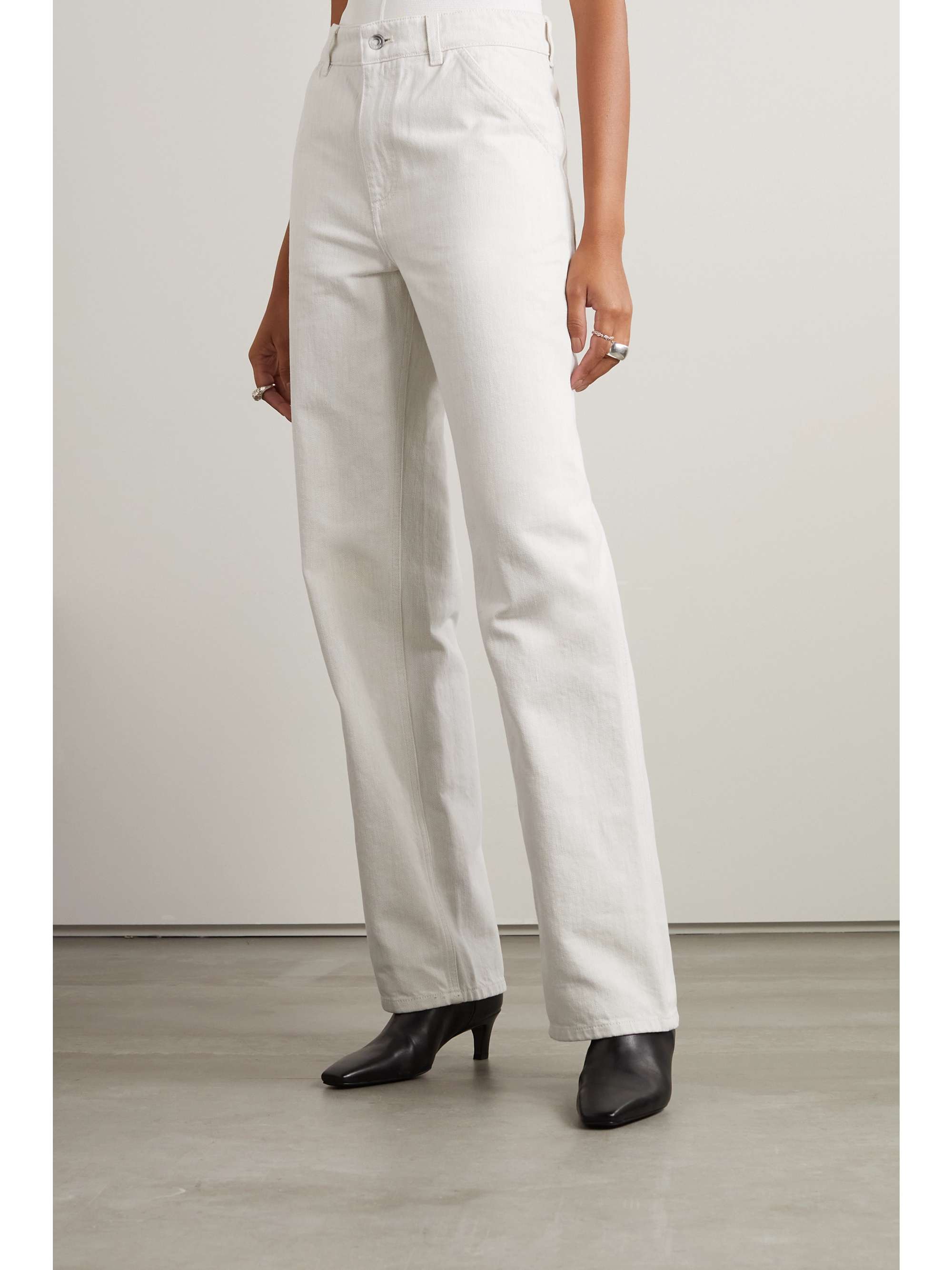 LORO PIANA Releigh high-rise straight-leg jeans