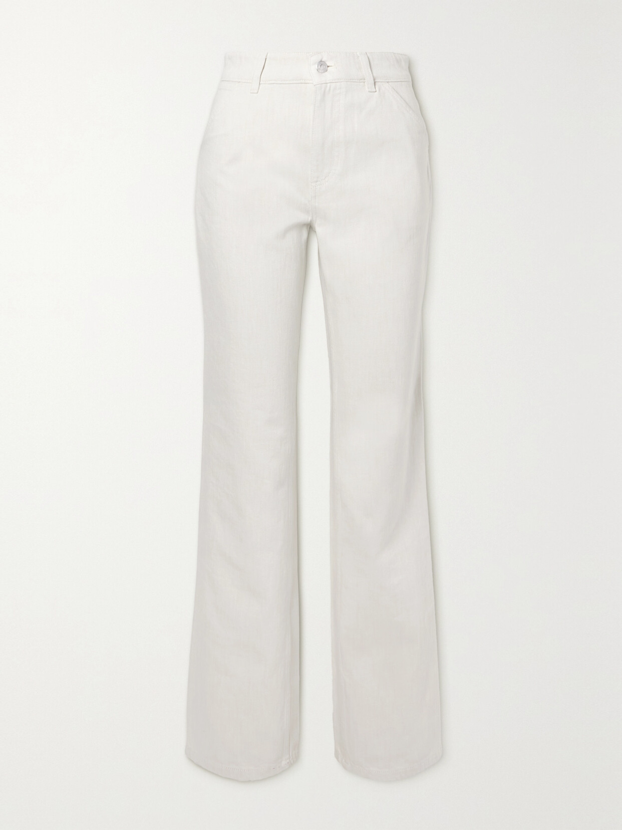LORO PIANA RELEIGH HIGH-RISE STRAIGHT-LEG JEANS 