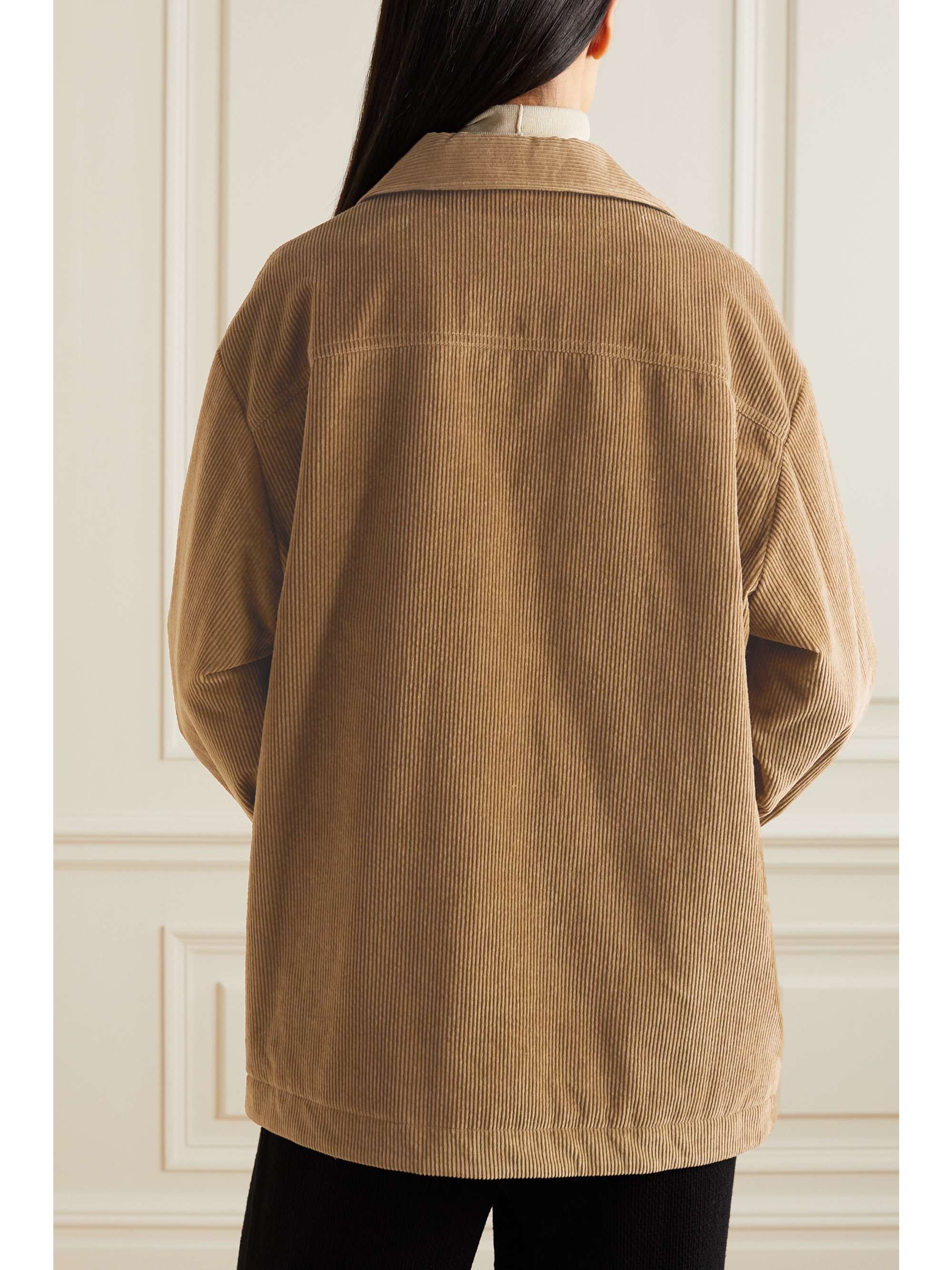 LORO PIANA Padded cotton-corduroy jacket
