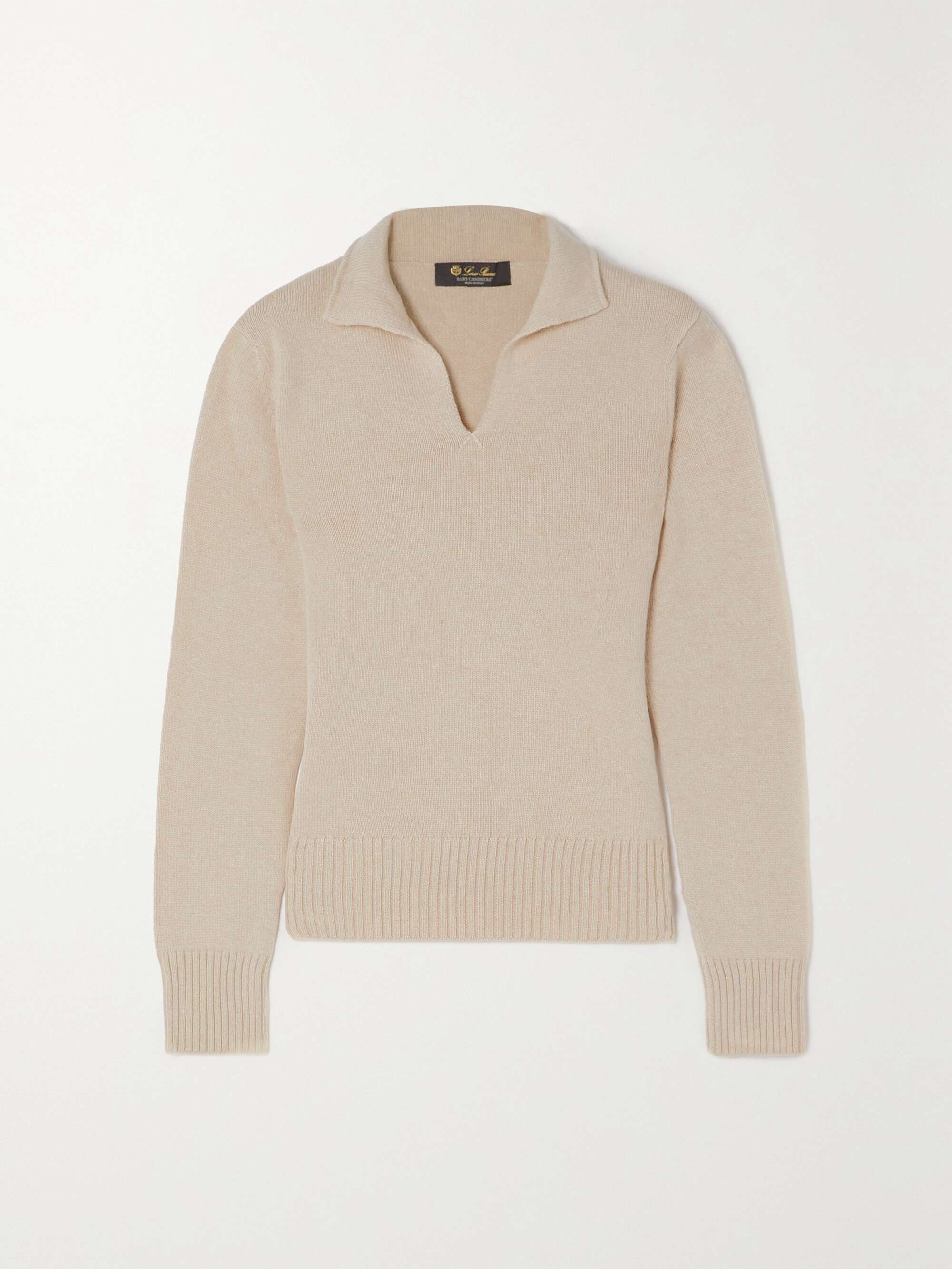 LORO PIANA Cashmere polo sweater | NET-A-PORTER