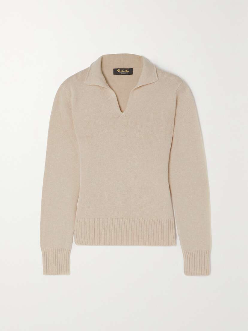 Loro Piana Cashmere Polo Sweater