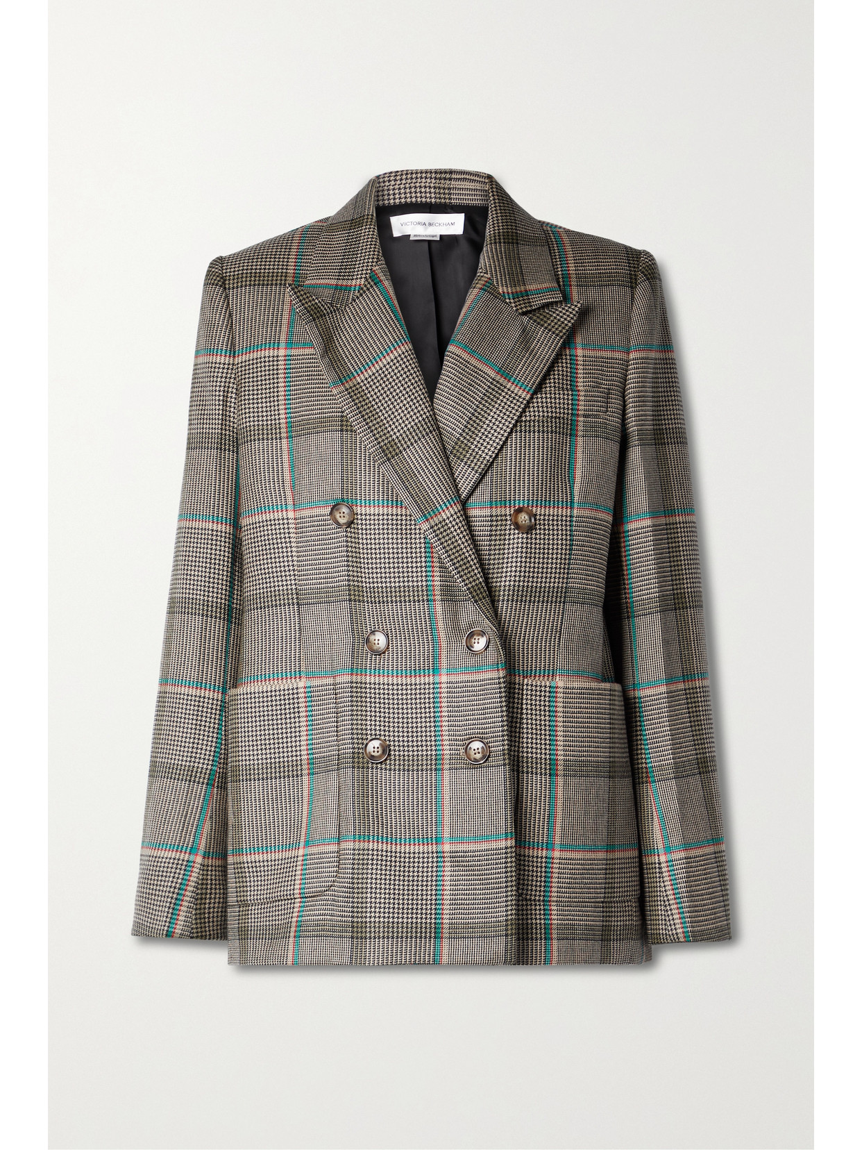 Houndstooth Wool Blazer