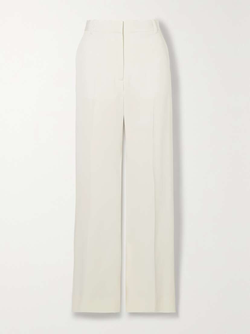 Victoria Beckham Cady Straight-leg Pants - UK 14