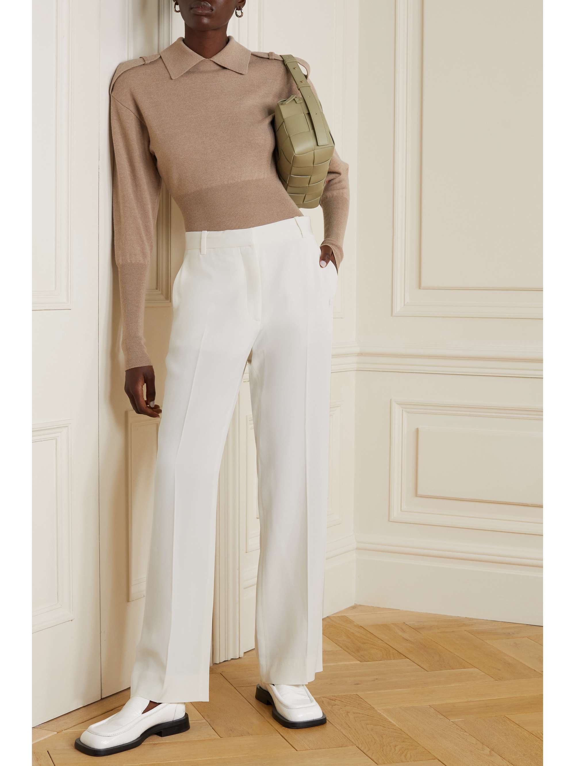 VICTORIA BECKHAM Cady straight-leg pants