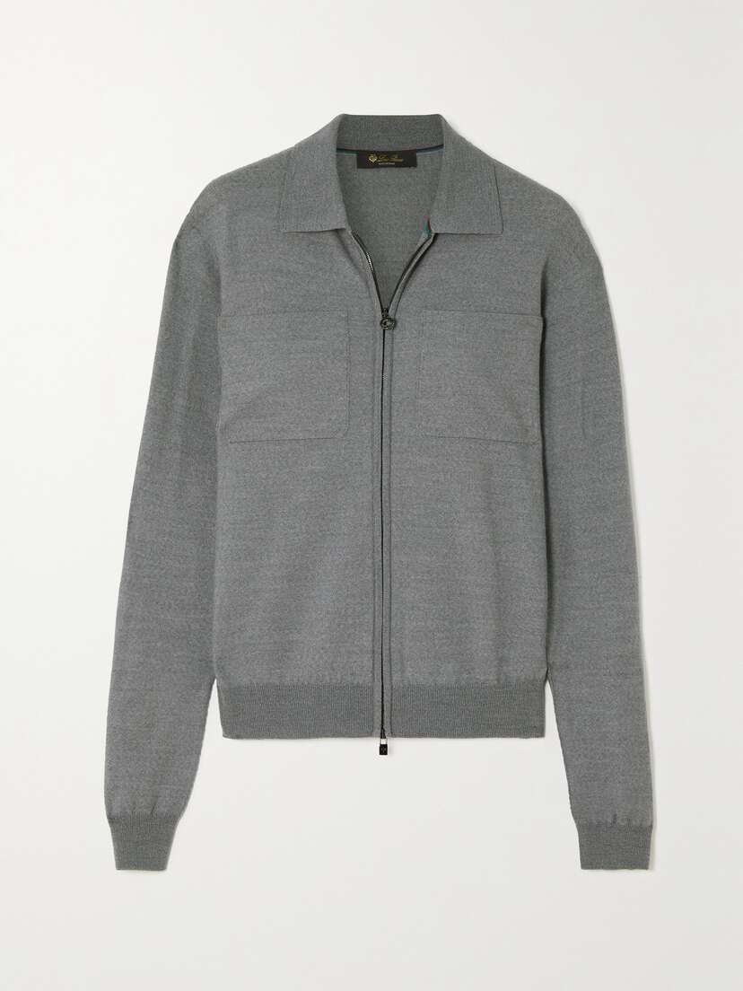 Loro Piana Valsesia Wool Bomber Jacket
