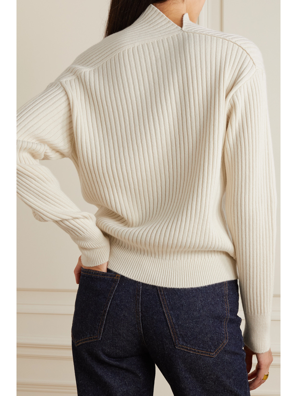 Loro Piana Wetherlam Cashmere Turtleneck Sweater In Cream