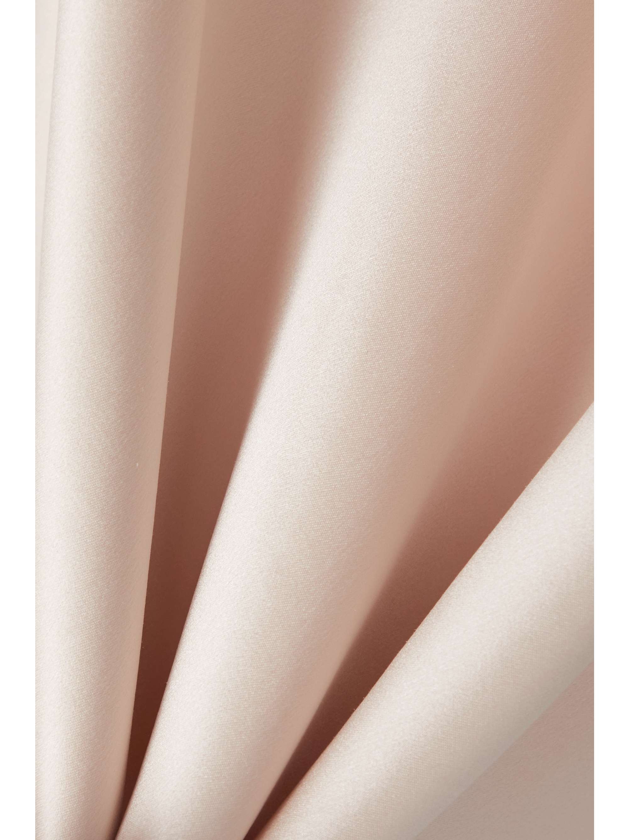 LORO PIANA Simona silk-satin midi skirt