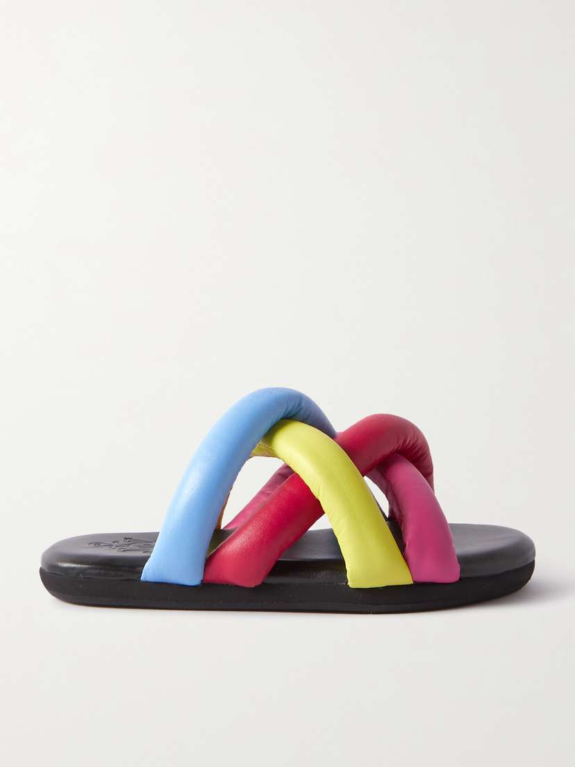 Moncler Genius + Jw Anderson Jbraided Leather Slides