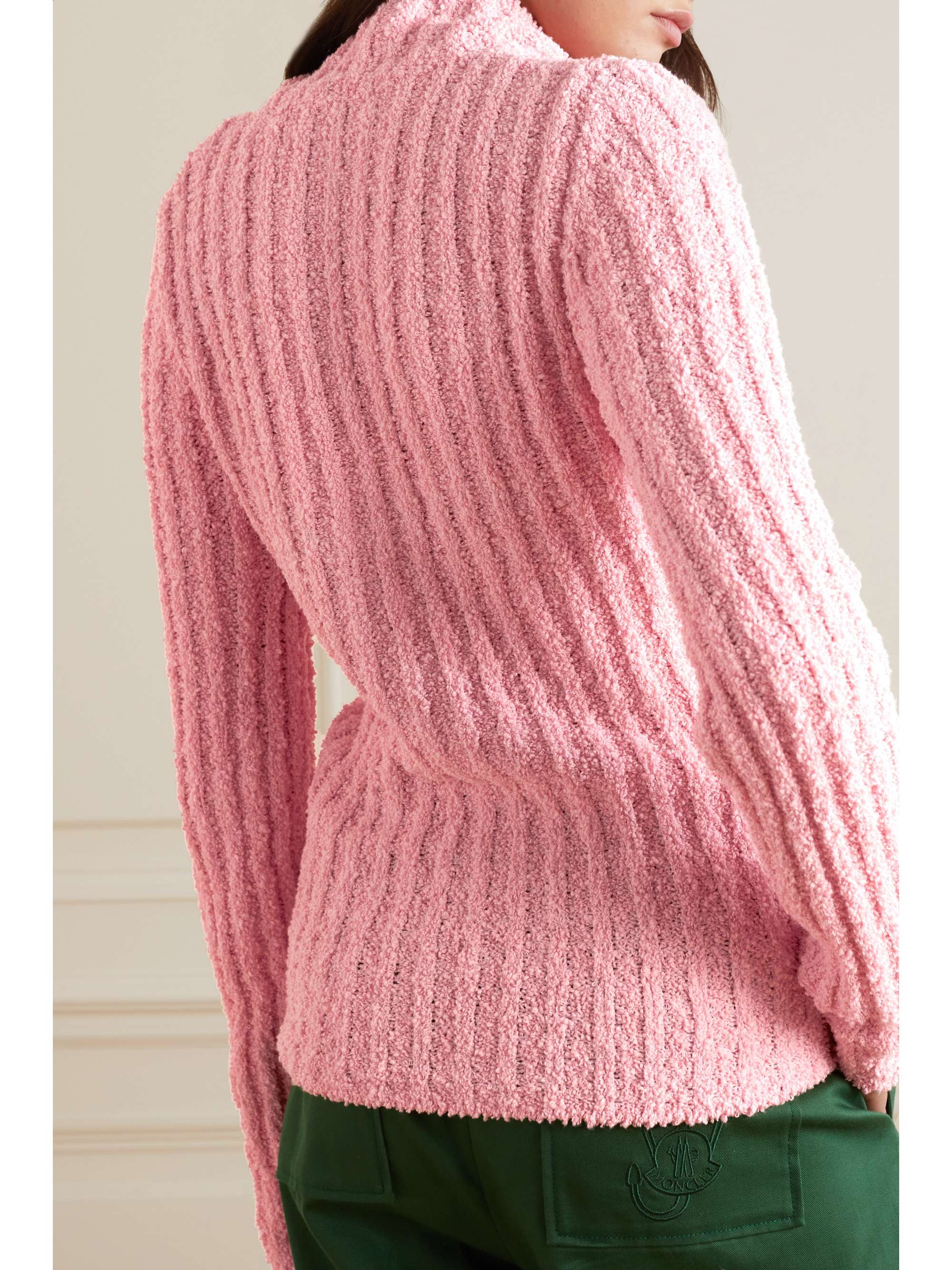 MONCLER GENIUS + JW Anderson appliquéd ribbed cotton-blend