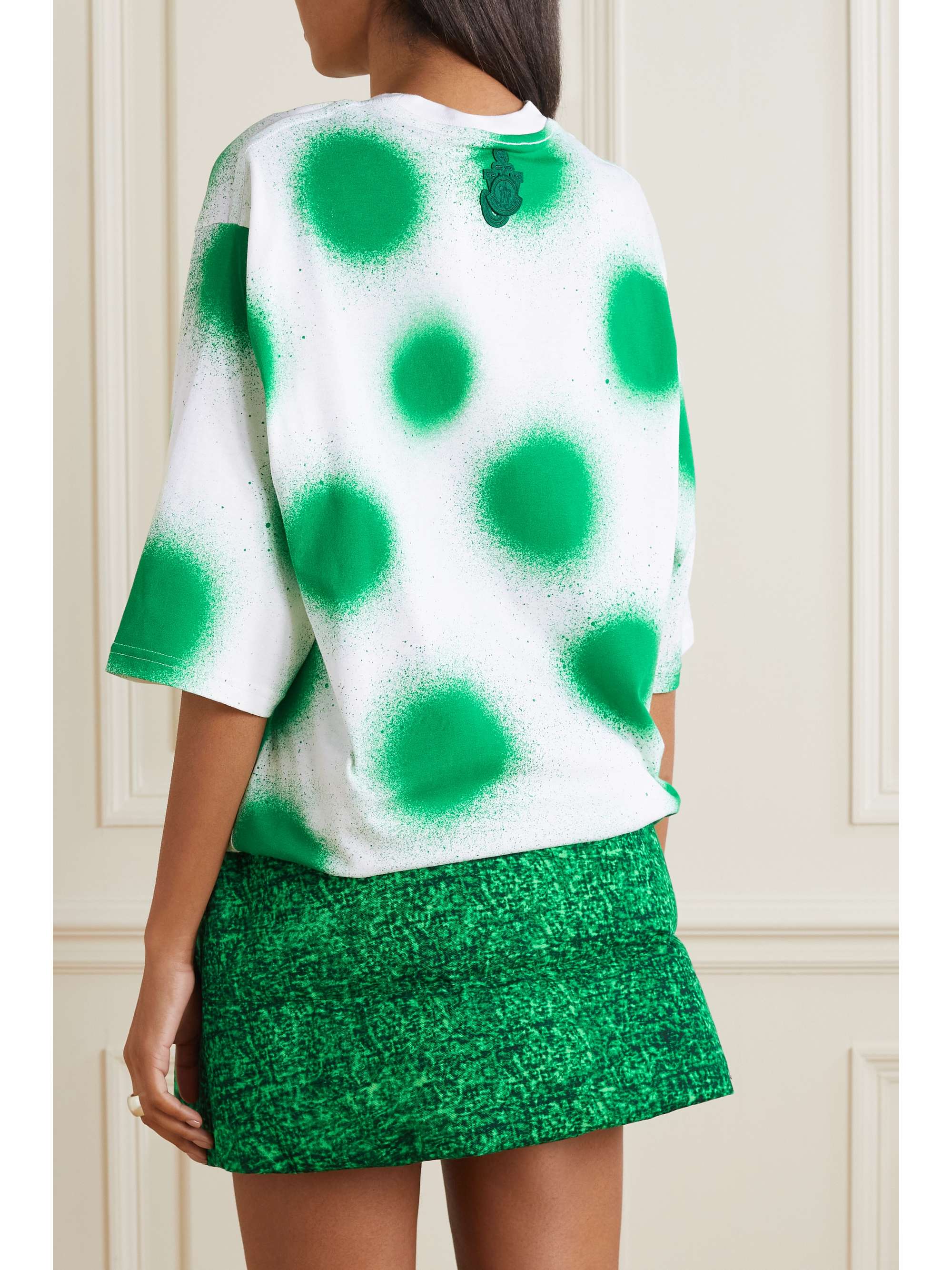 MONCLER GENIUS + JW Anderson oversized printed cotton-jersey T-shirt