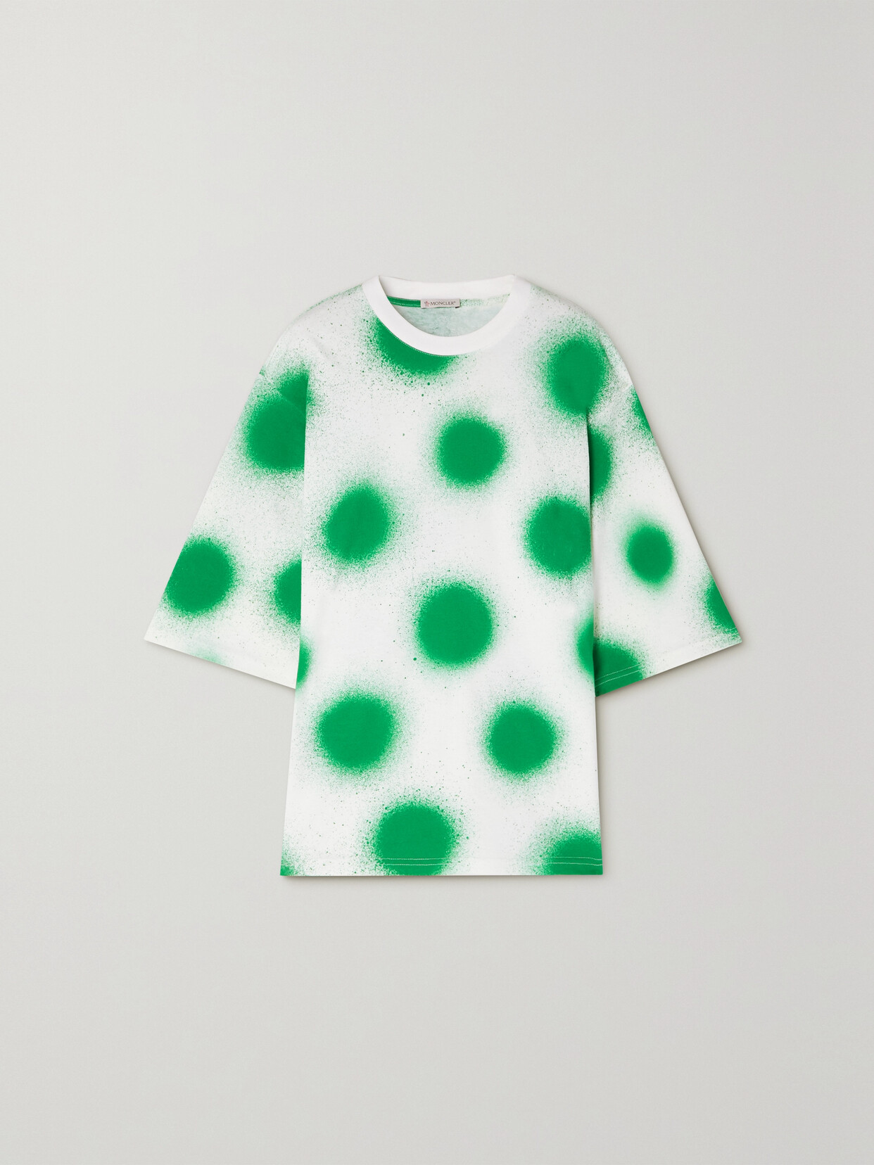 Moncler Genius + Jw Anderson Oversized Printed Cotton-jersey T-shirt In White