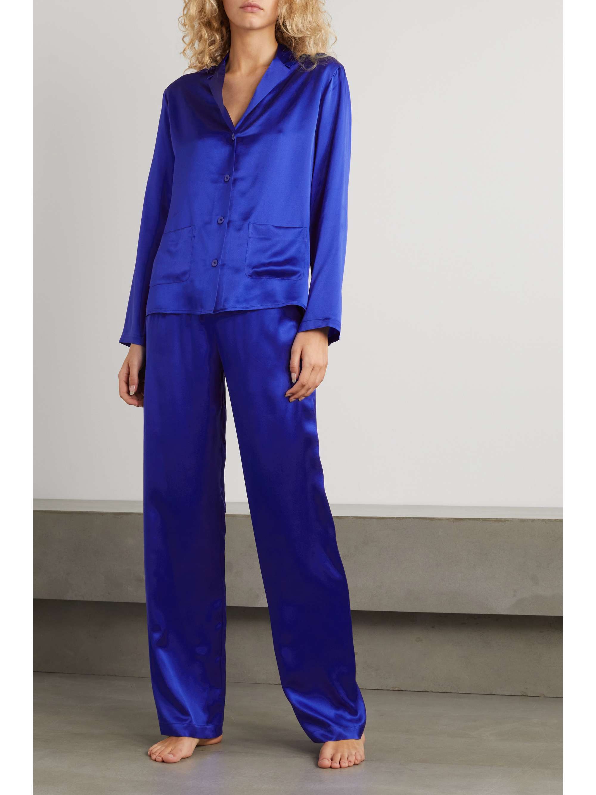 税込】 取寄 ラ ペルラ シルク パジャマ La Perla Silk Pajama Azure