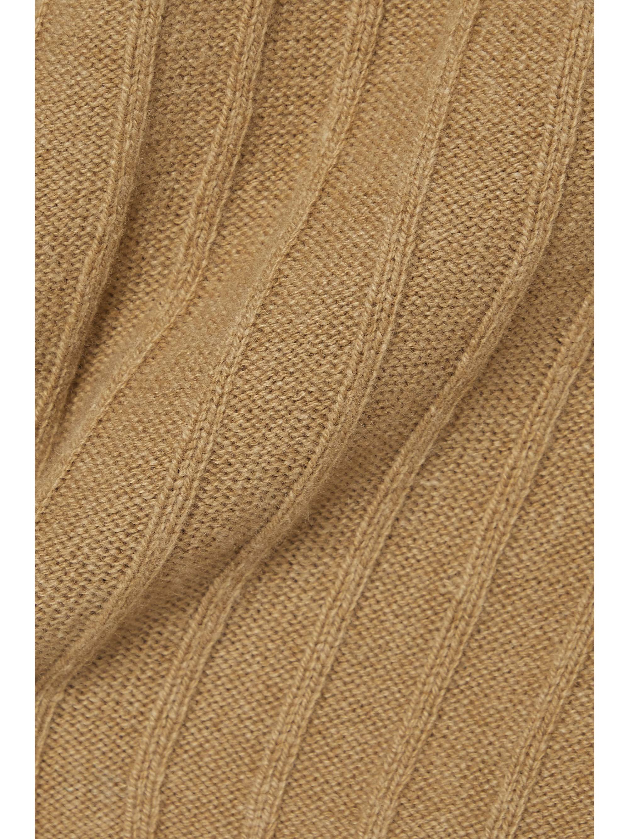 KHAITE Esmeralda ribbed cashmere sweater