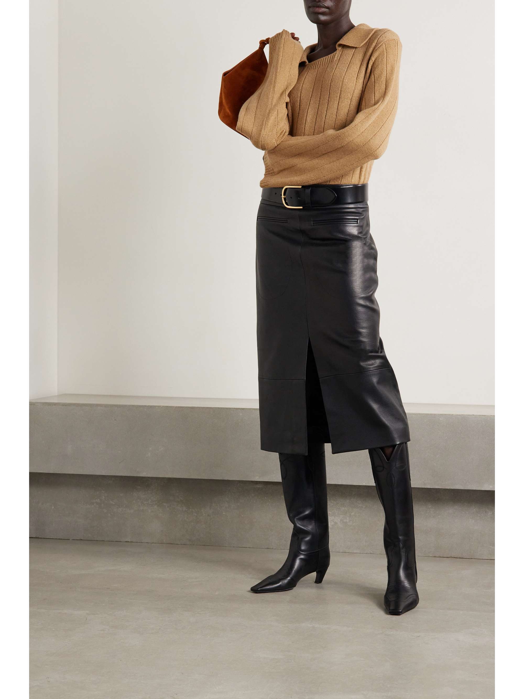 KHAITE Mateo ribbed cashmere sweater