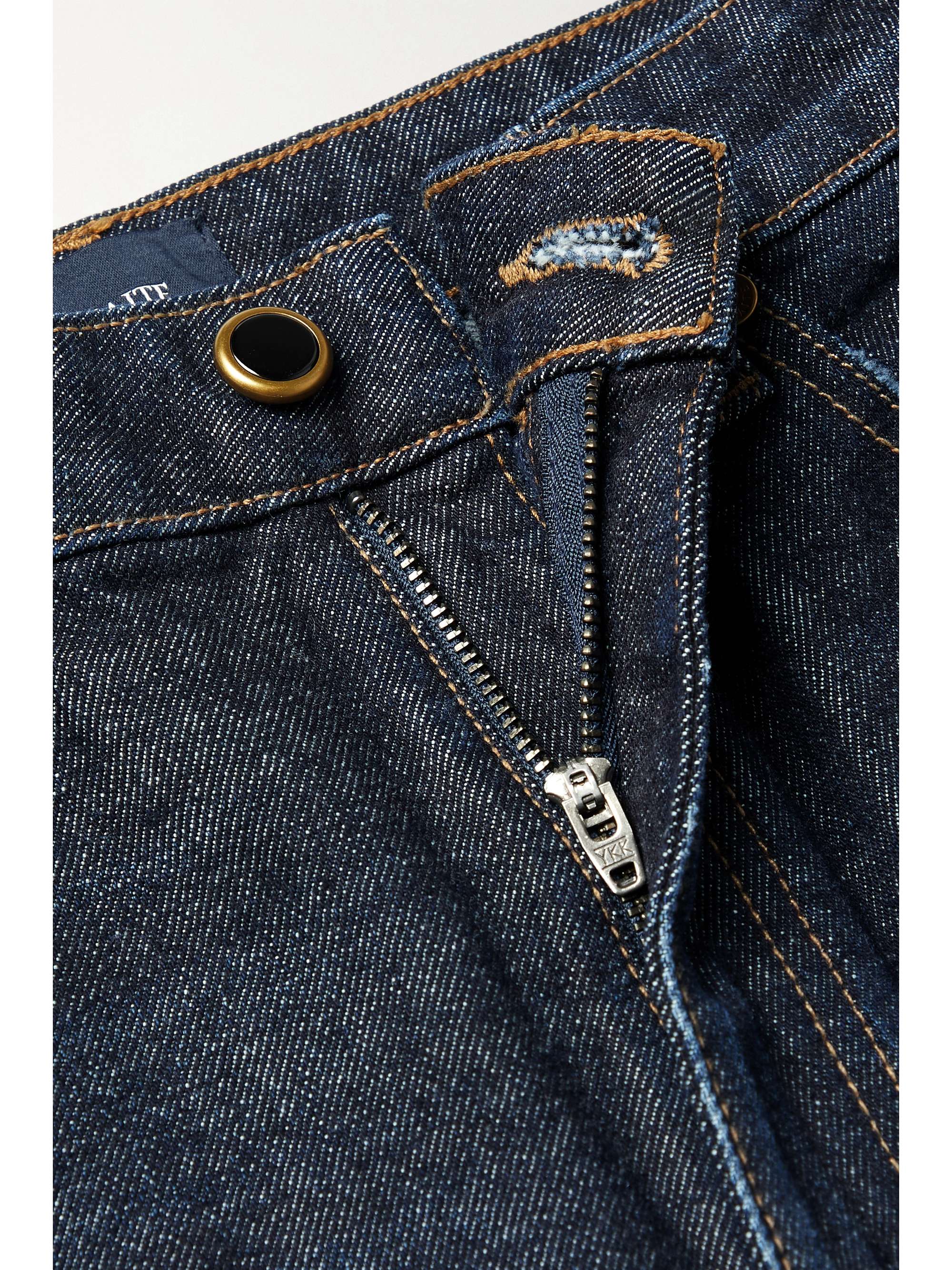 KHAITE Danielle high-rise straight-leg jeans