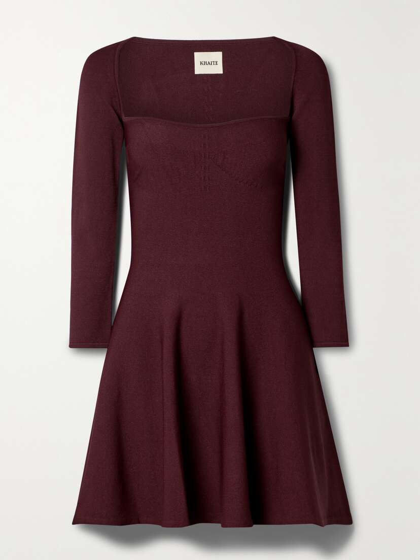 Khaite Dylan Stretch-knit Mini Dress