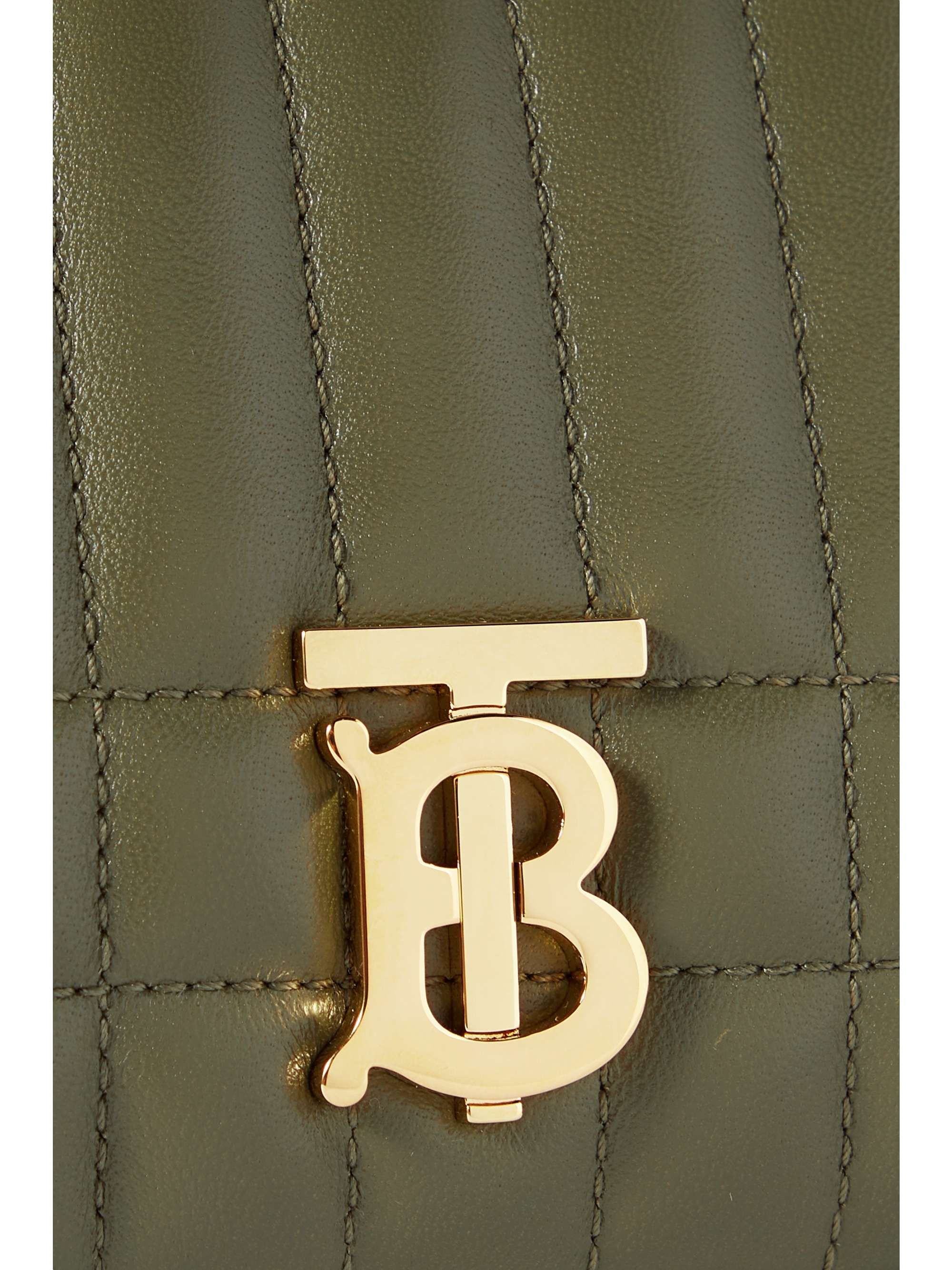 BURBERRY Lola mini quilted leather shoulder bag