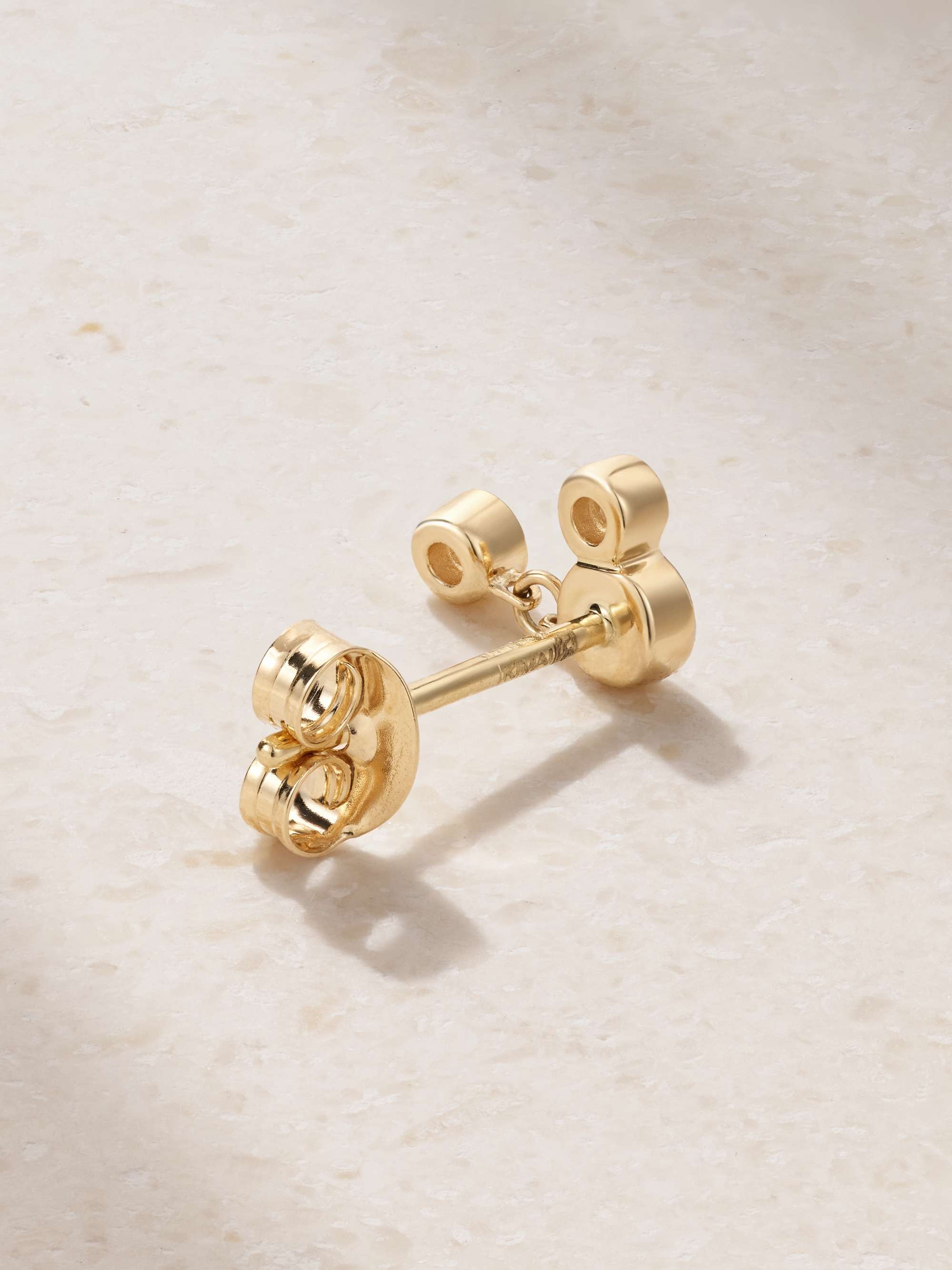 KIMAÏ Riva 18-karat recycled gold laboratory-grown diamond single earring