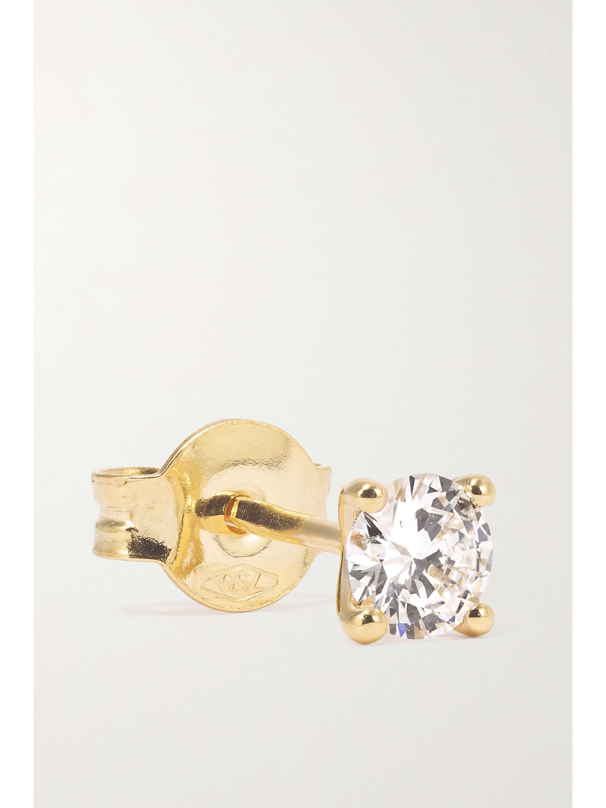 KIMAÏ 18-karat recycled gold laboratory-grown diamond earrings