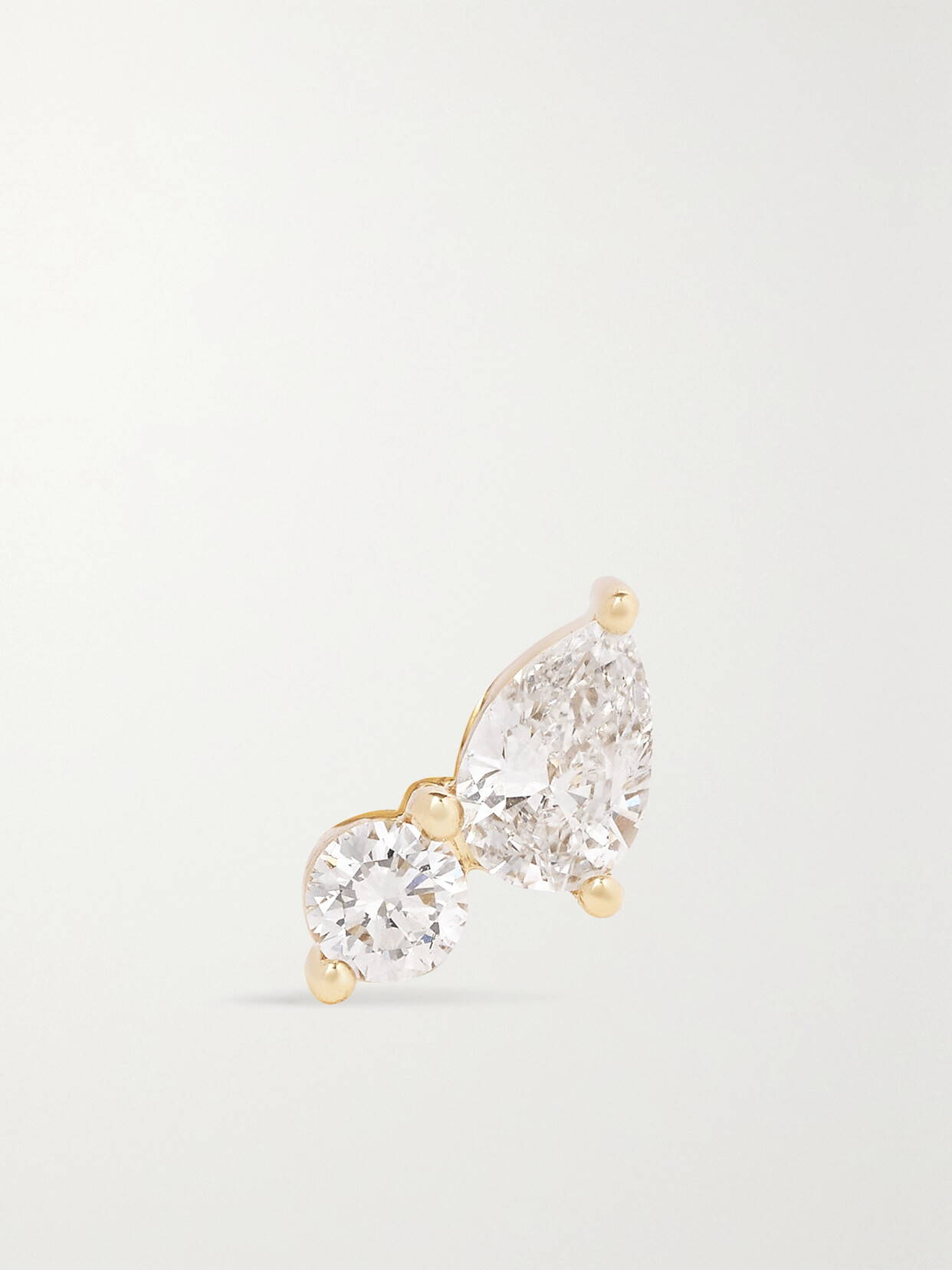 Kimaï Duo 18-karat Recycled  Laboratory-grown Diamond Single Earring