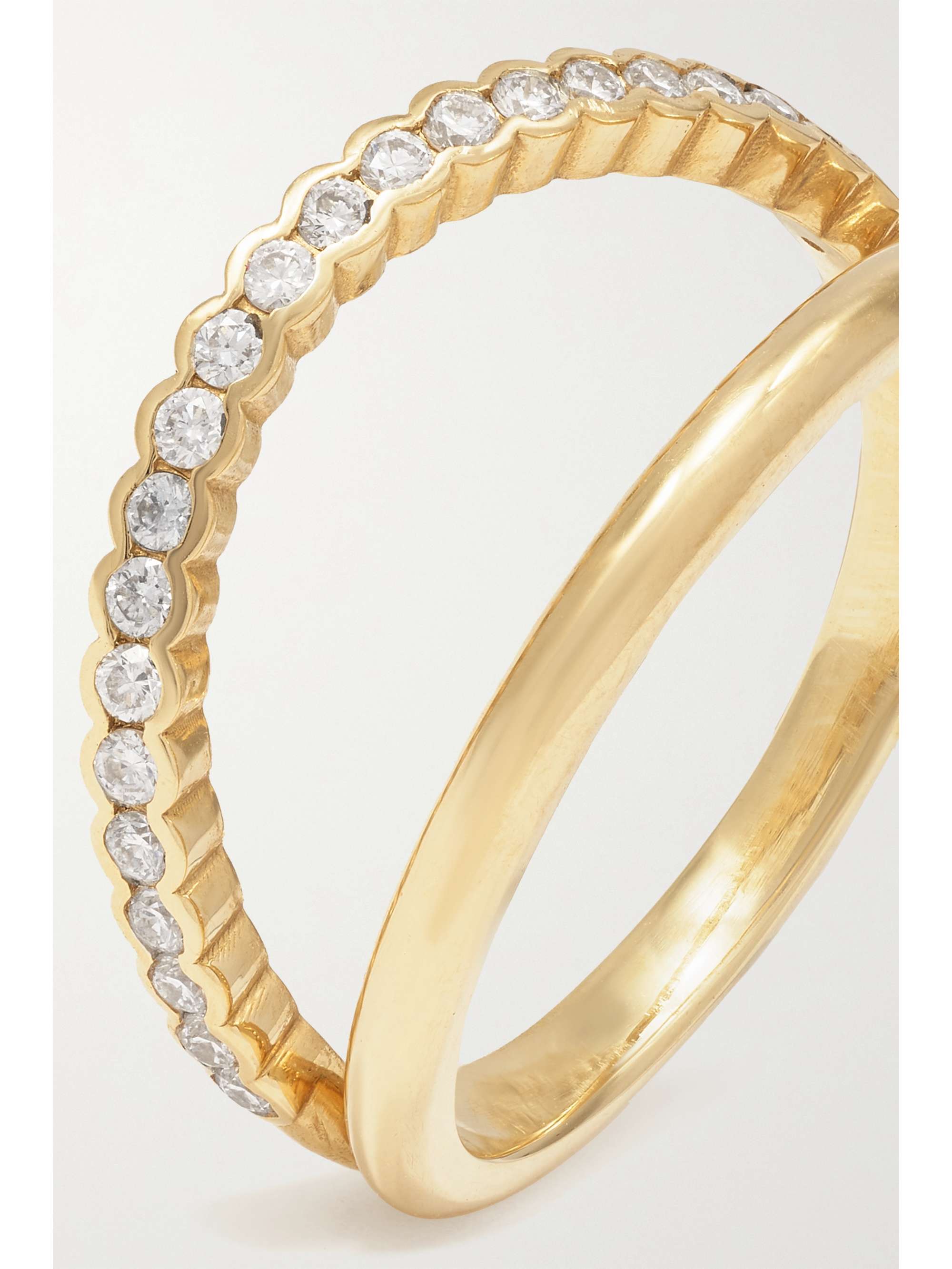 KIMAÏ Ally 18-karat recycled gold laboratory-grown diamond ring