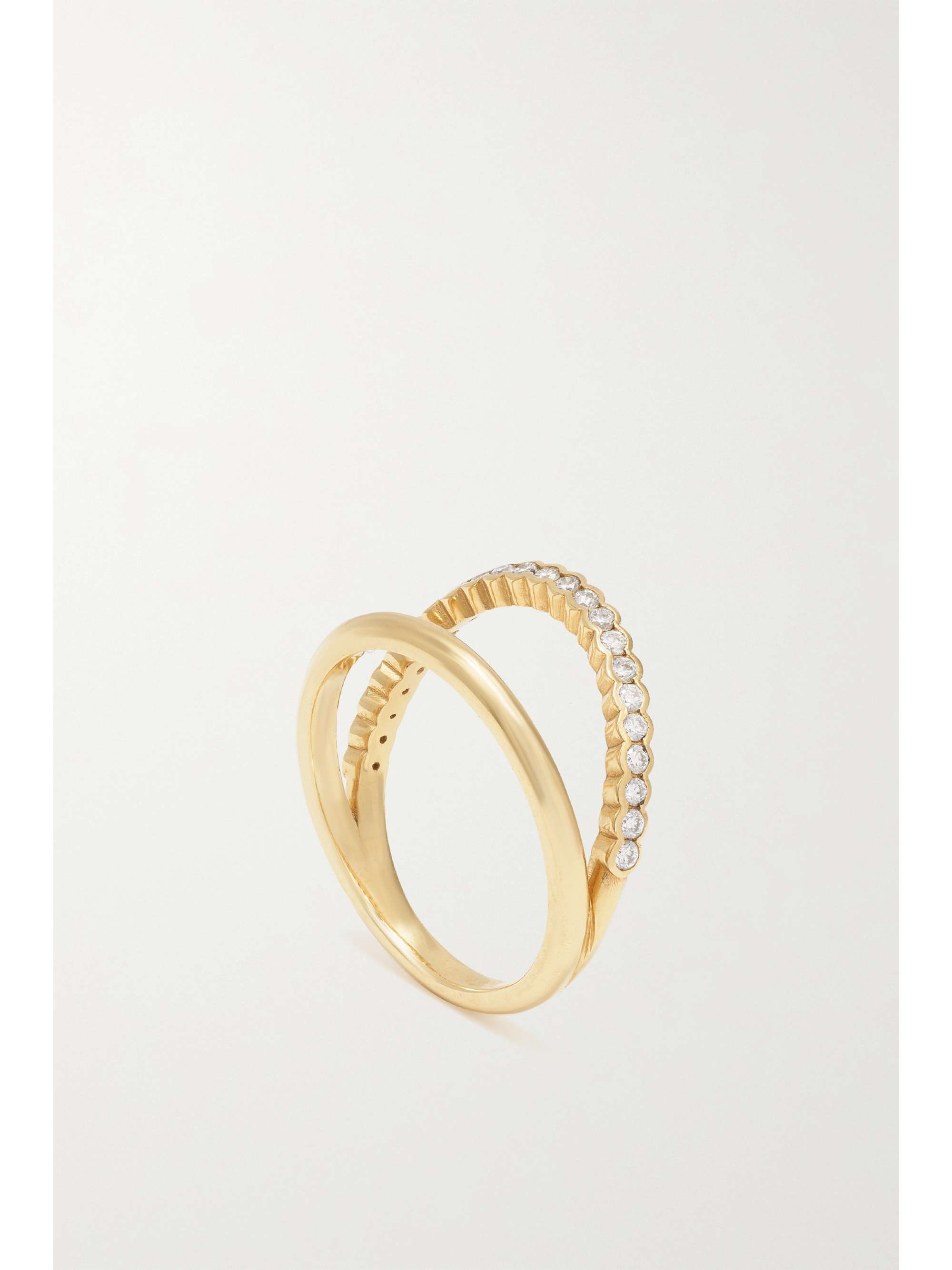 KIMAÏ Ally 18-karat recycled gold laboratory-grown diamond ring