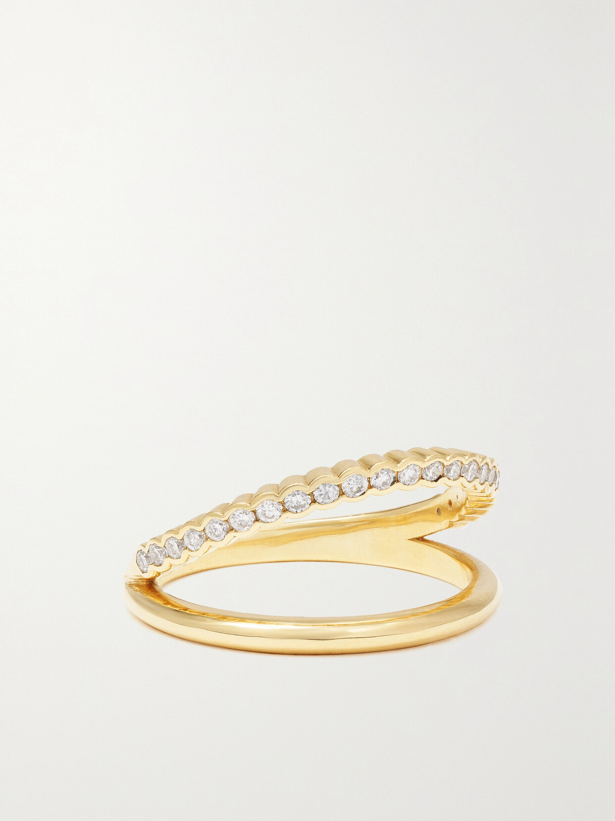 KIMAI ALLY 18-KARAT RECYCLED GOLD LABORATORY-GROWN DIAMOND RING