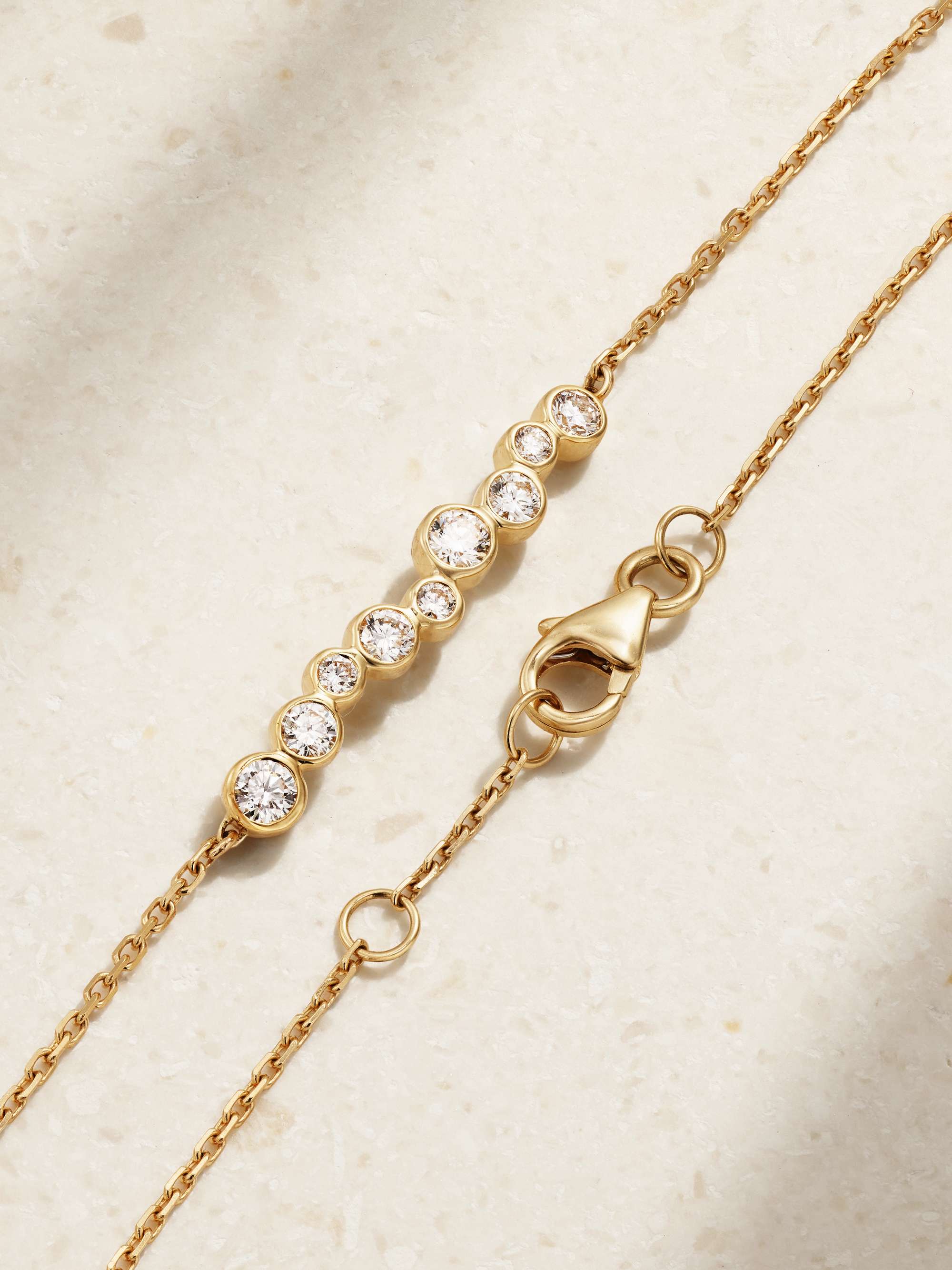 KIMAÏ Amie 18-karat recycled gold laboratory-grown diamond bracelet