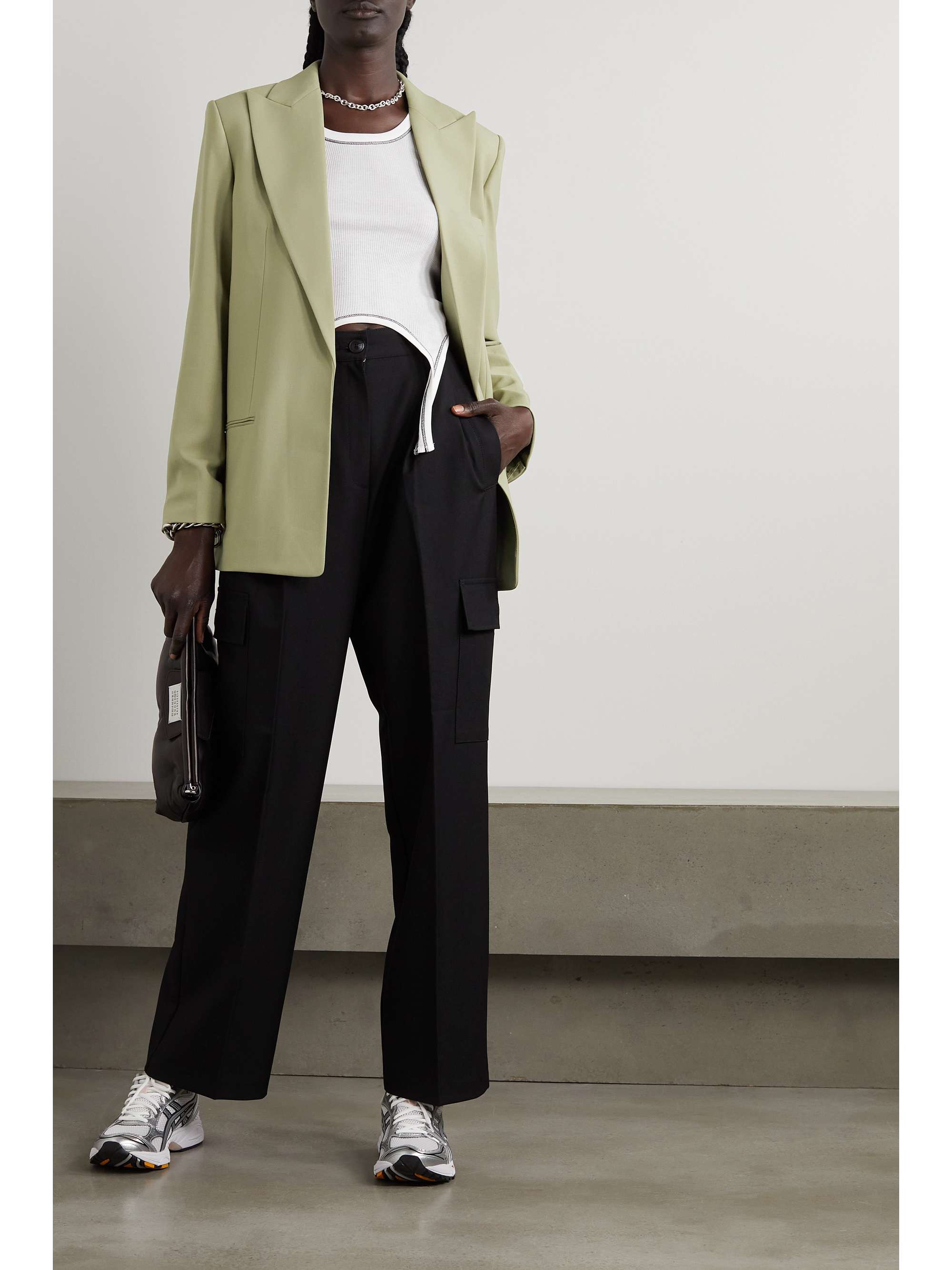 Beige Twill blazer | HELMUT LANG | NET 