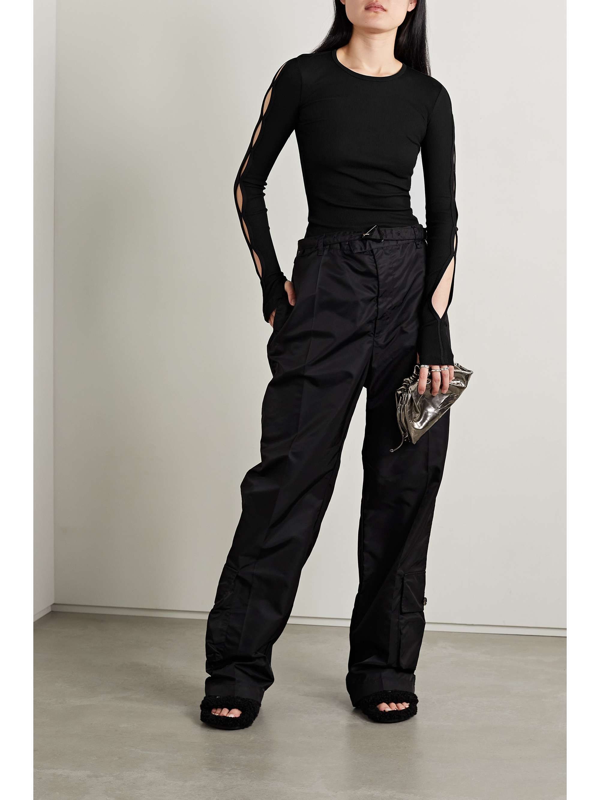 Ribbed cotton-jersey top | HELMUT LANG 