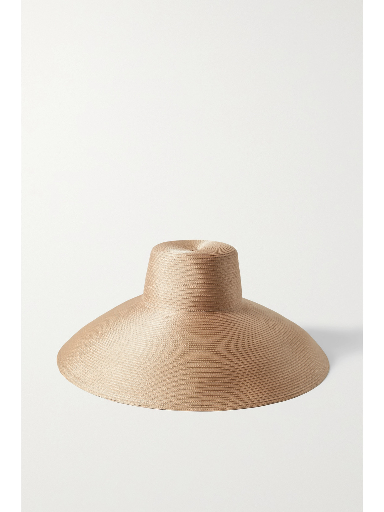 Gigi Burris + Net Sustain Jeanette Oversized Textured-satin Sunhat