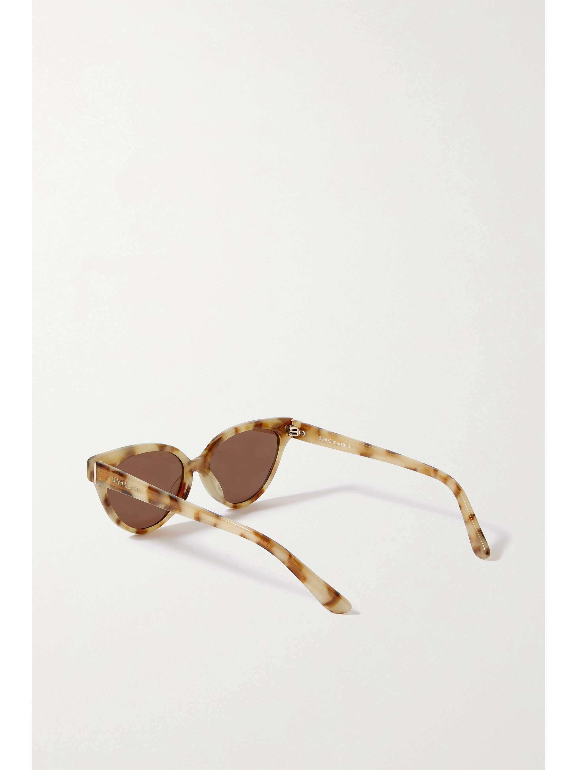 VELVET CANYON Beat Generation cat-eye tortoiseshell acetate sunglasses