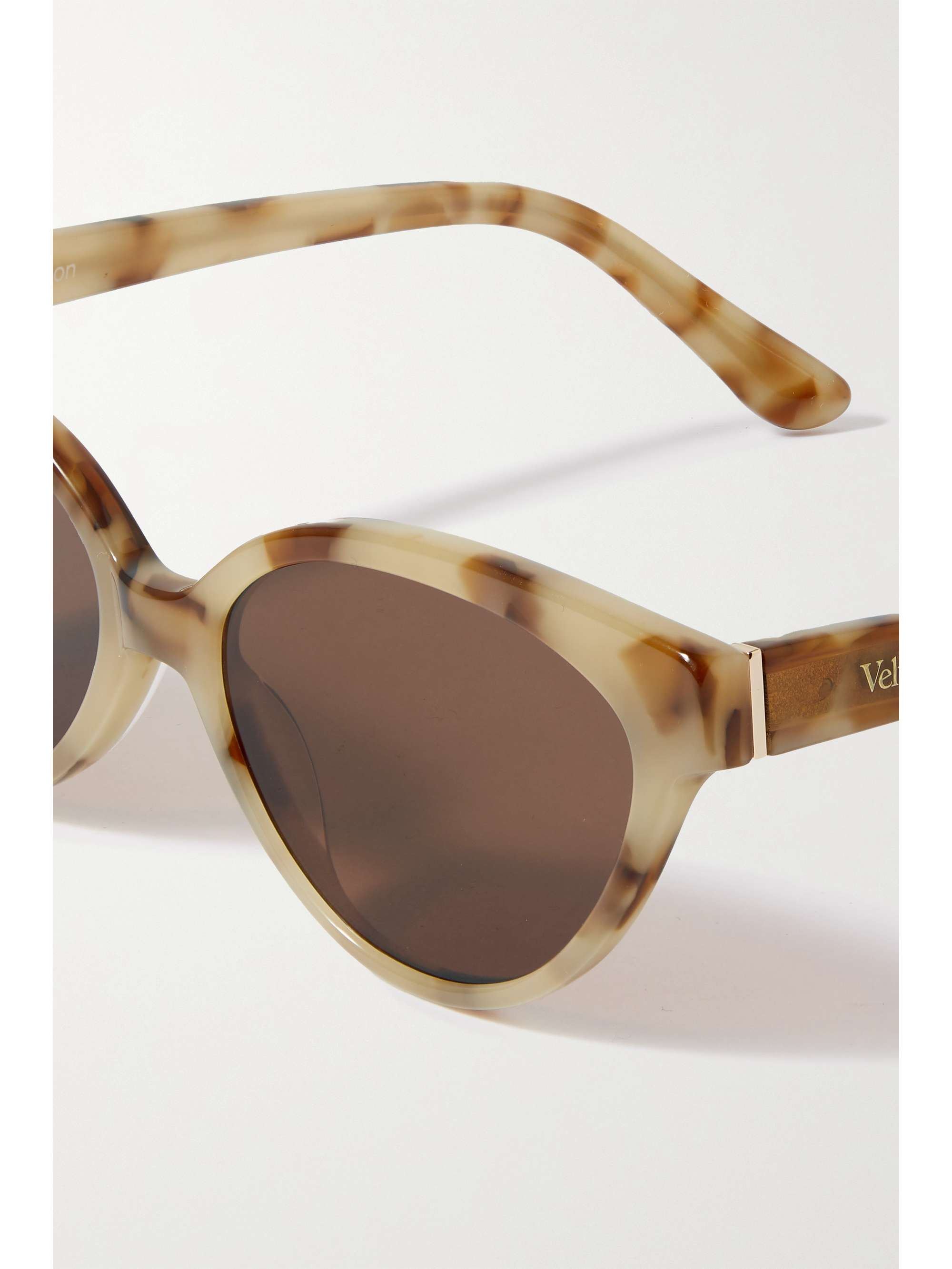 VELVET CANYON Beat Generation cat-eye tortoiseshell acetate sunglasses