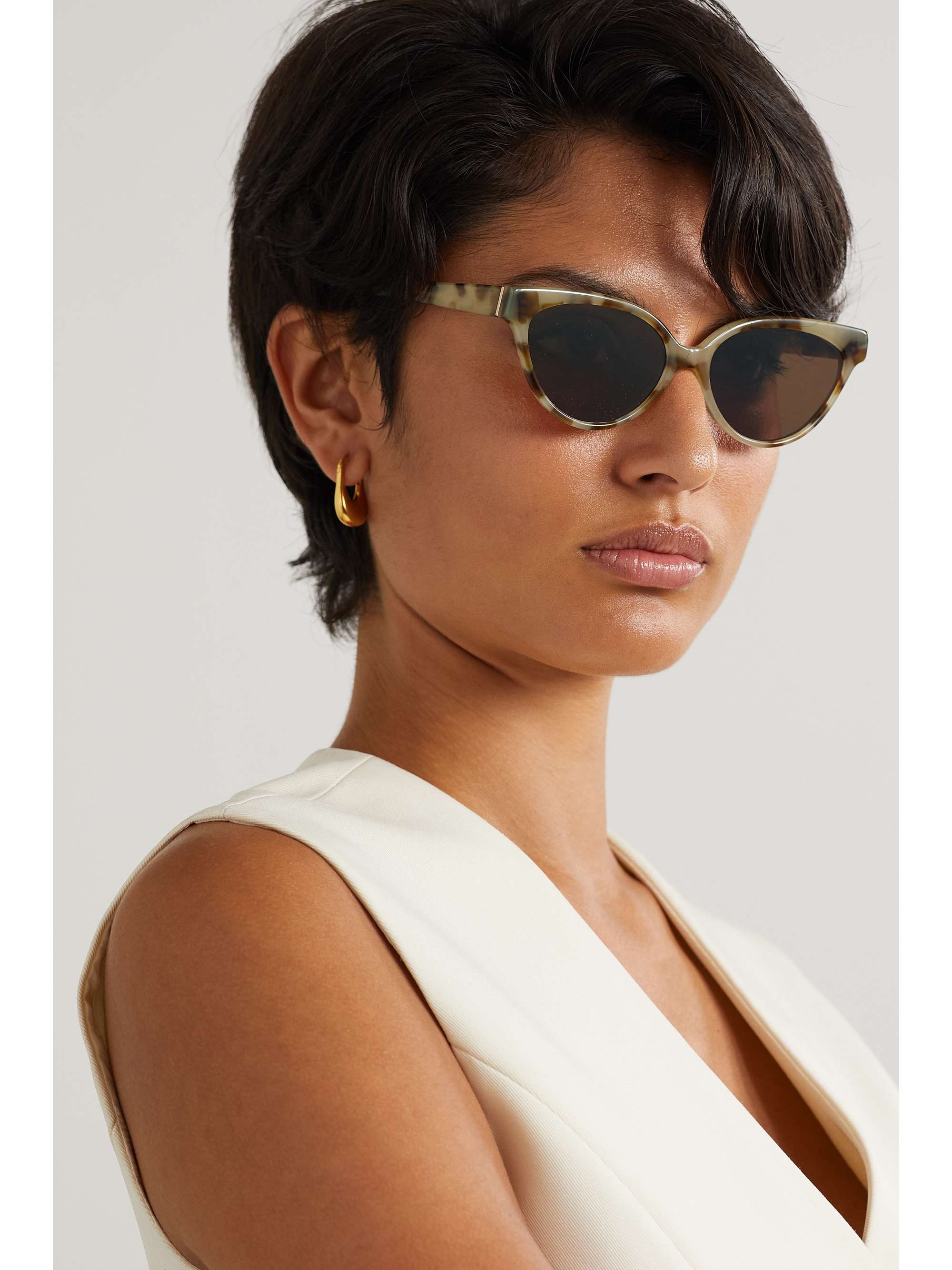 VELVET CANYON Beat Generation cat-eye tortoiseshell acetate sunglasses