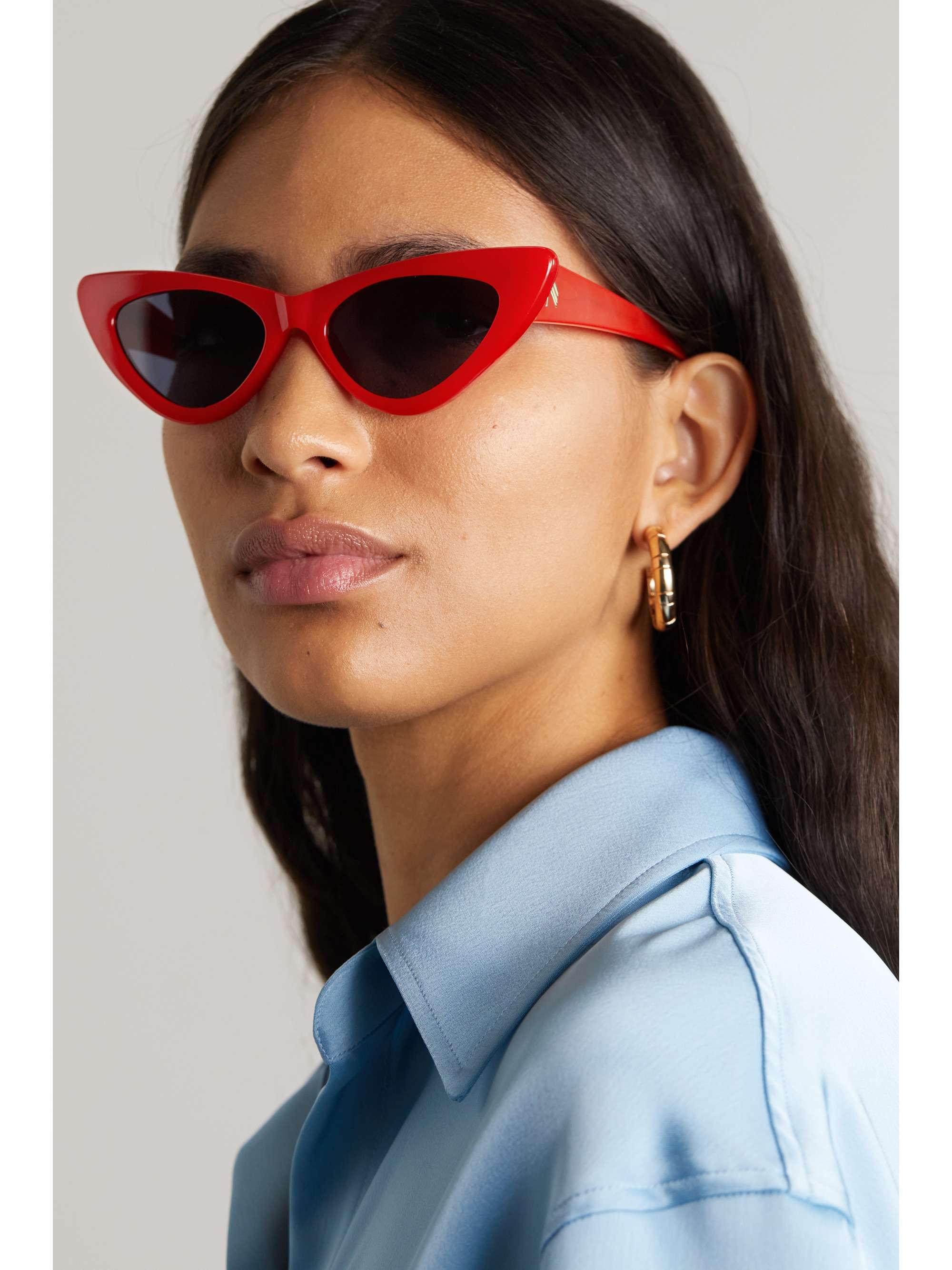THE ATTICO Dora cat-eye acetate sunglasses