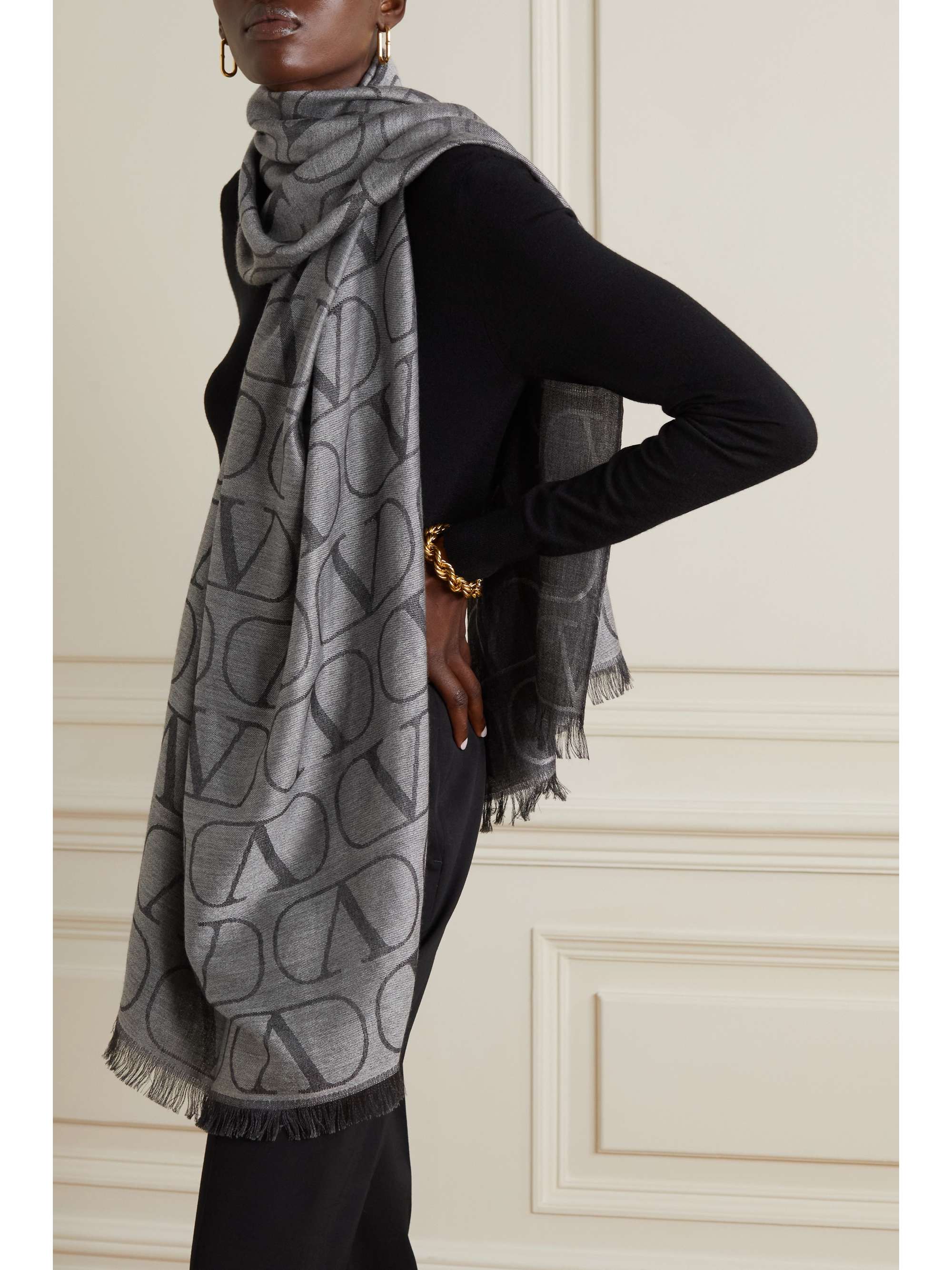 silk valentino scarf