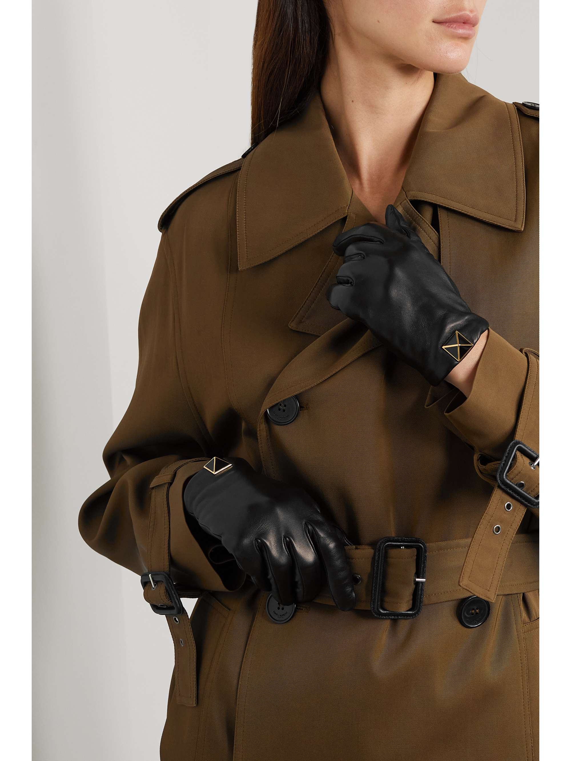 VALENTINO GARAVANI Valentino Garavani Rockstud leather gloves