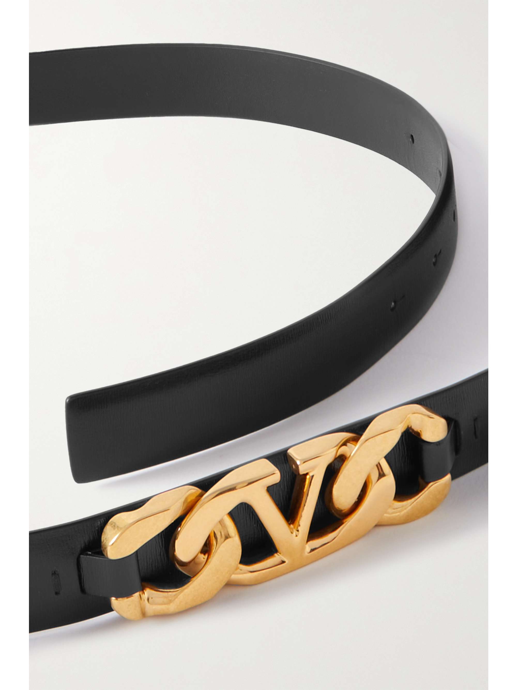 VALENTINO Valentino Garavani VLOGO leather belt