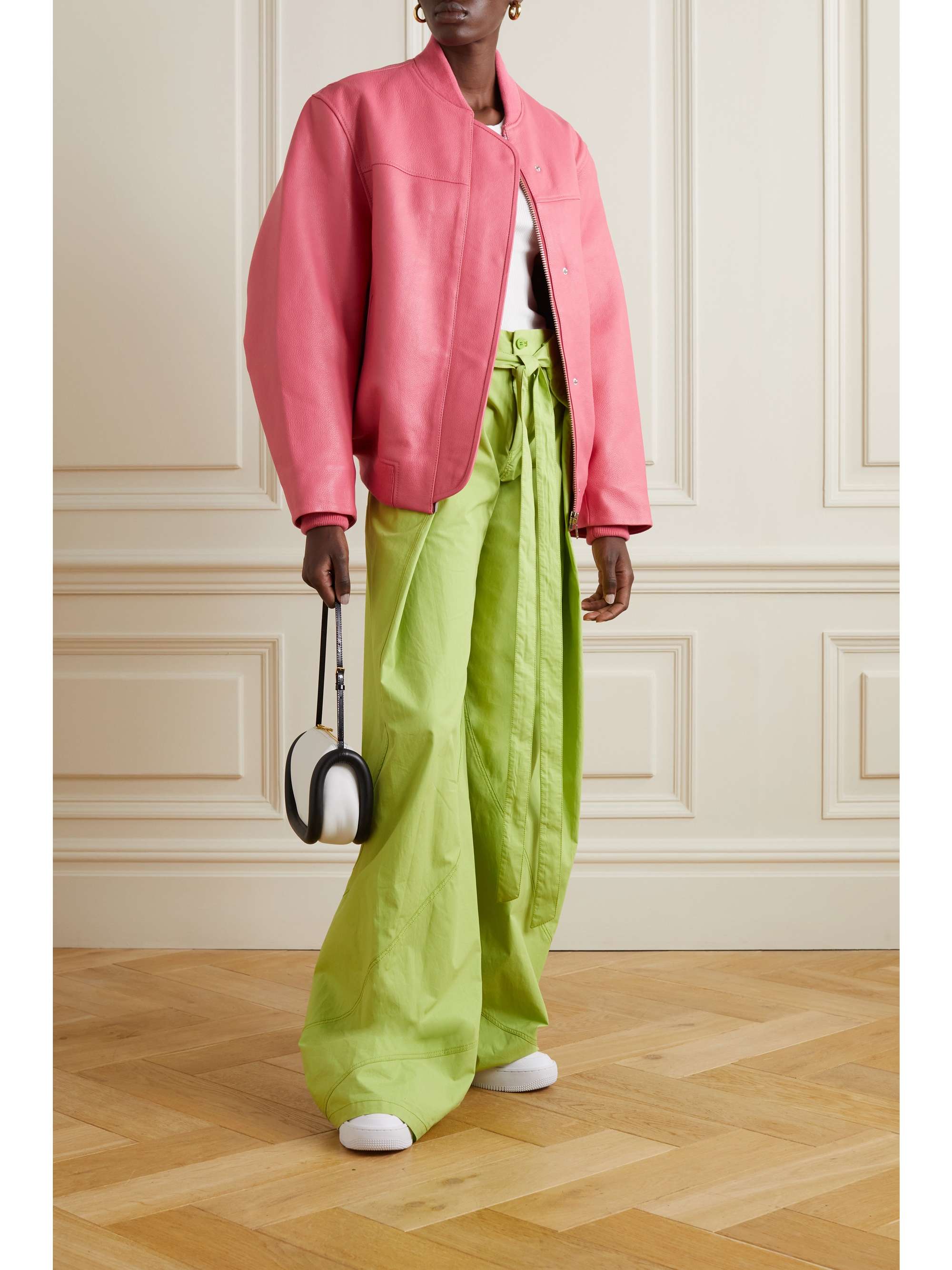 REMAIN BIRGER CHRISTENSEN Maryan oversized leather bomber jacket