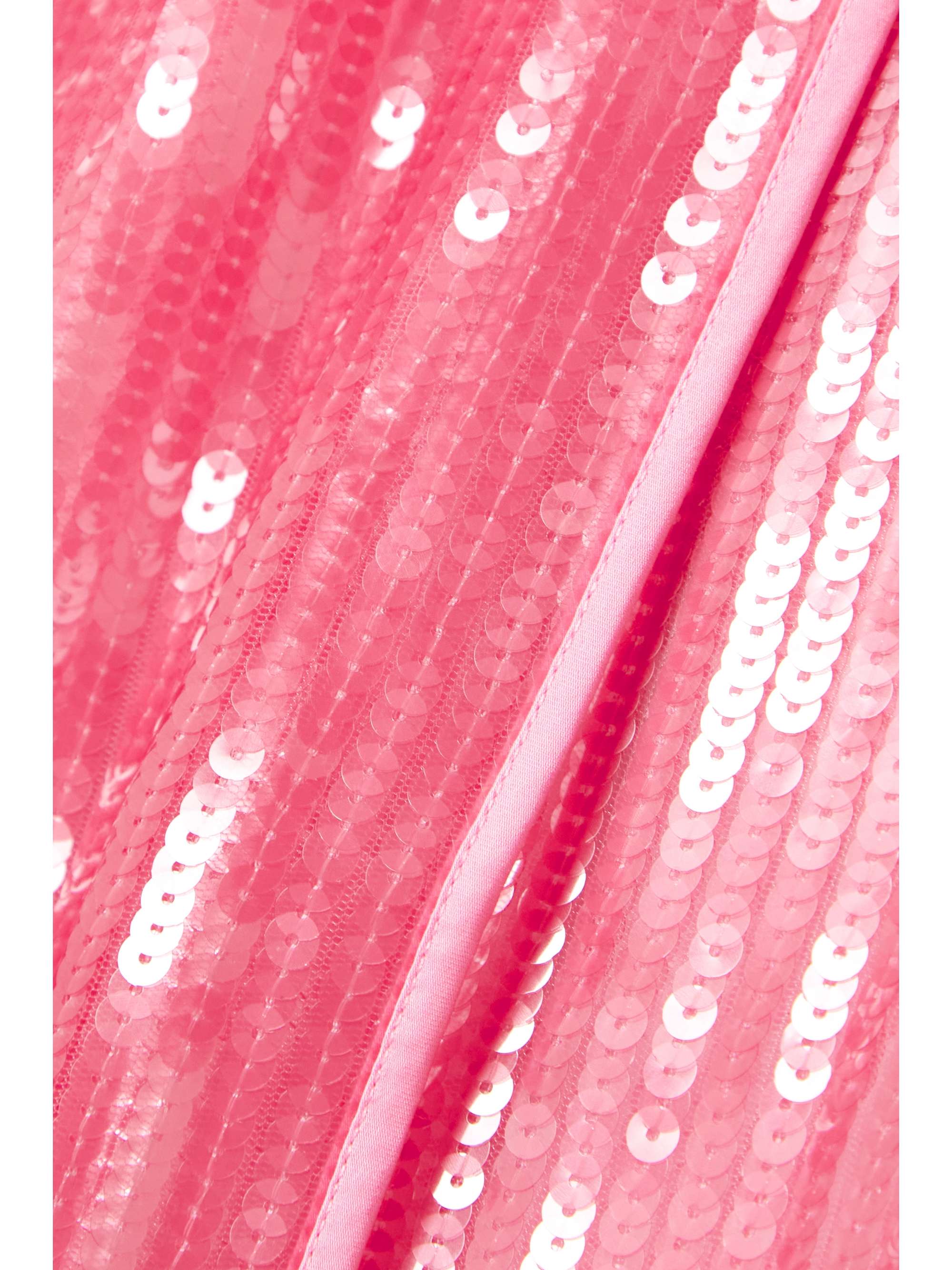 ROTATE BIRGER CHRISTENSEN + NET SUSTAIN Adia sequined stretch recycled-tulle midi wrap skirt