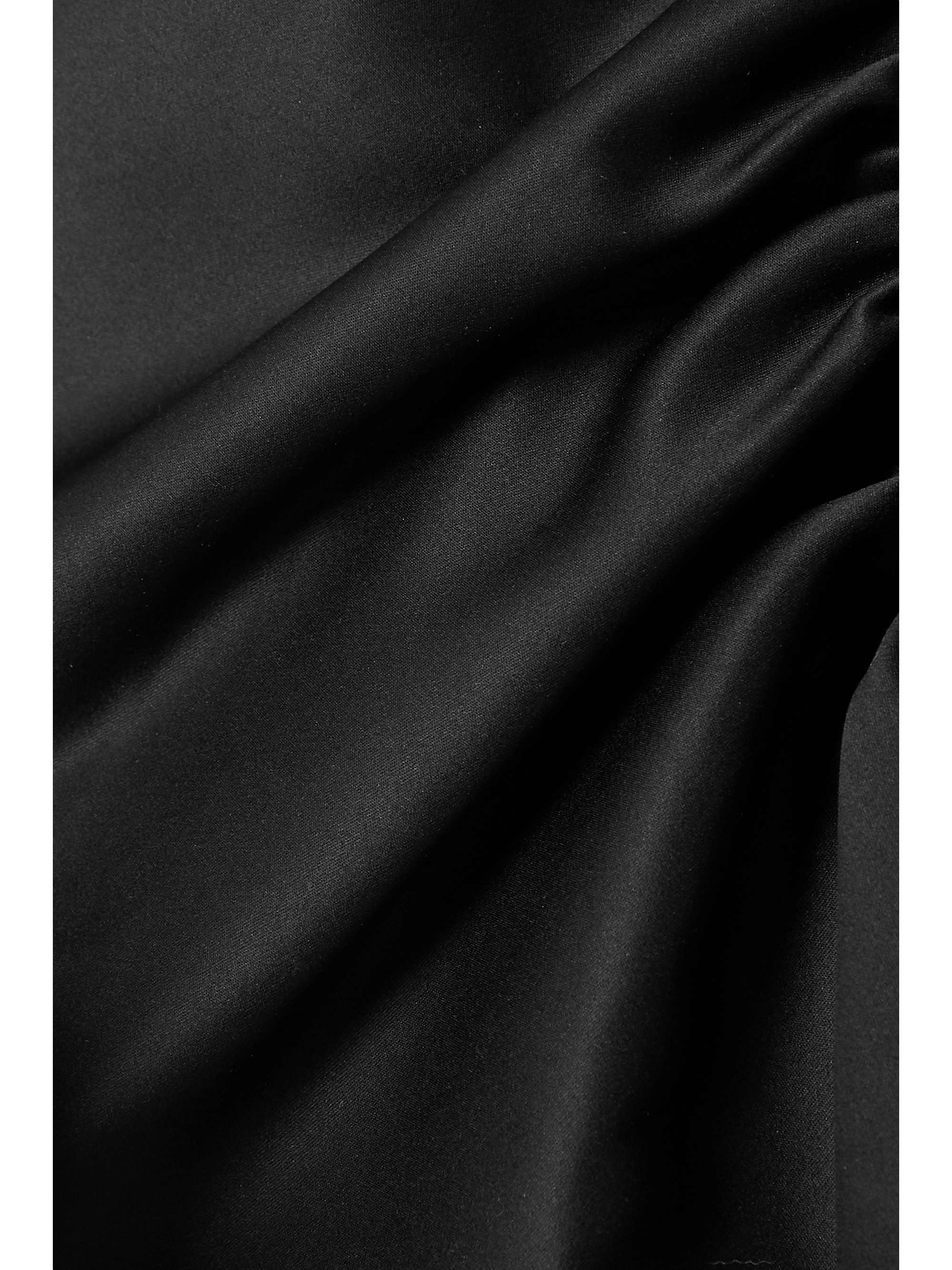 ROTATE BIRGER CHRISTENSEN Mini-robe en satin recyclé à volants Leiza - NET SUSTAIN