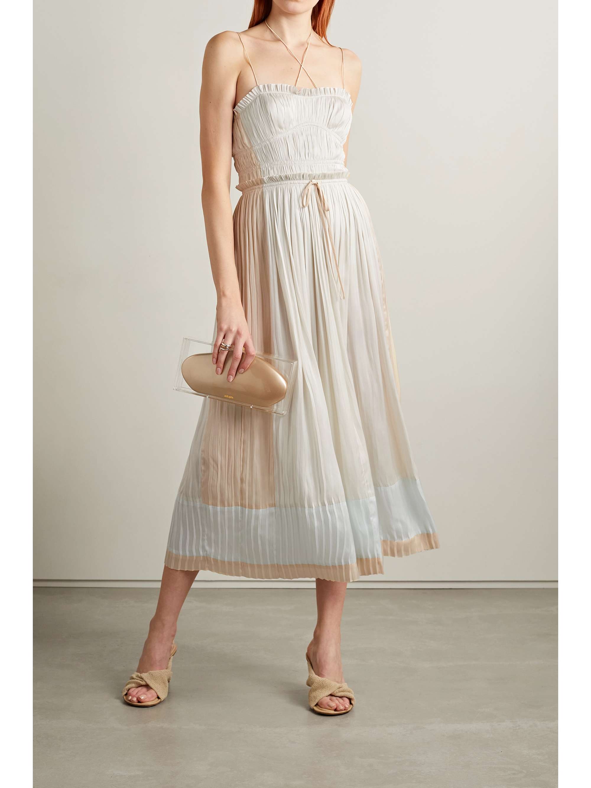 satin midi dress | ULLA JOHNSON 