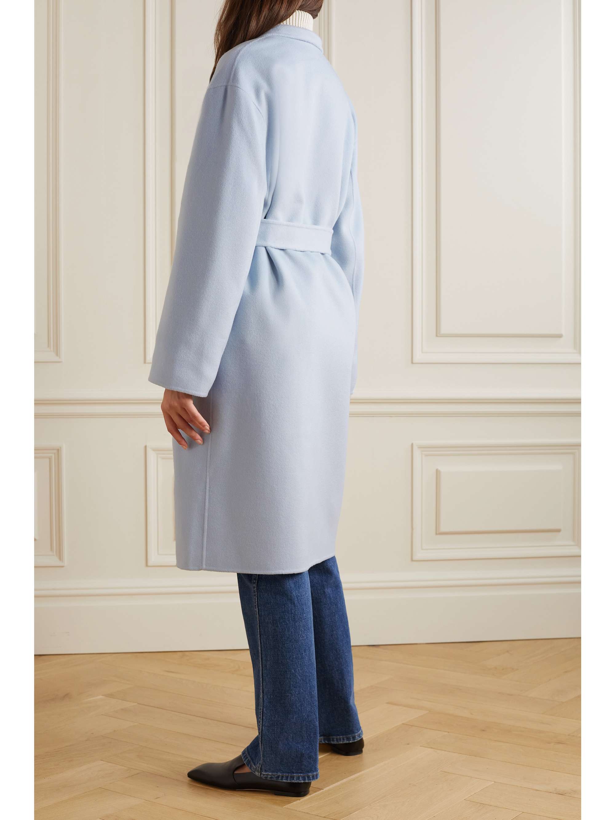 theory wool blend coat