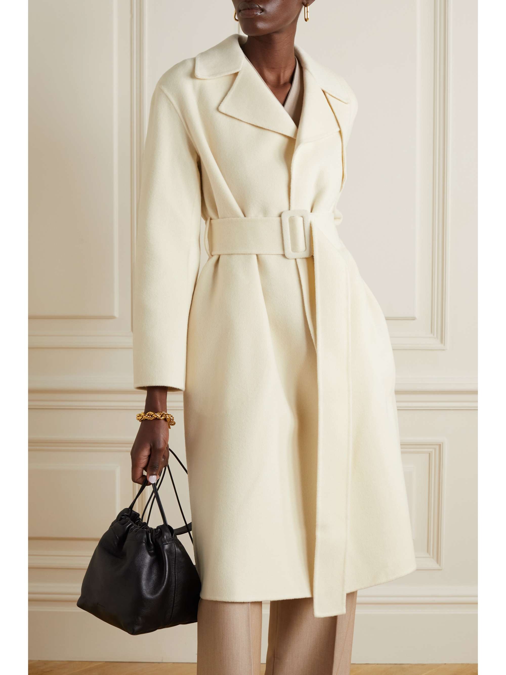 cashmere-blend trench coat | THEORY 